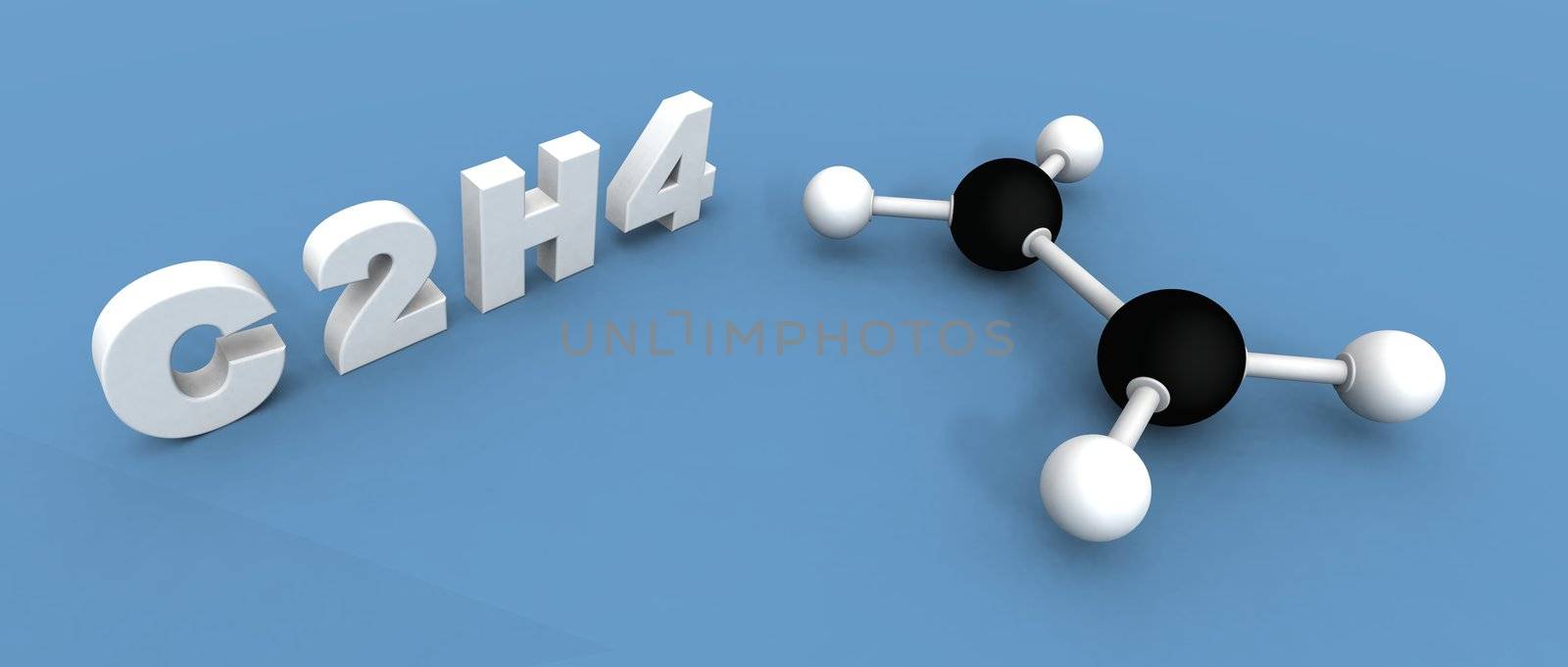 ethylene molecule by jbouzou