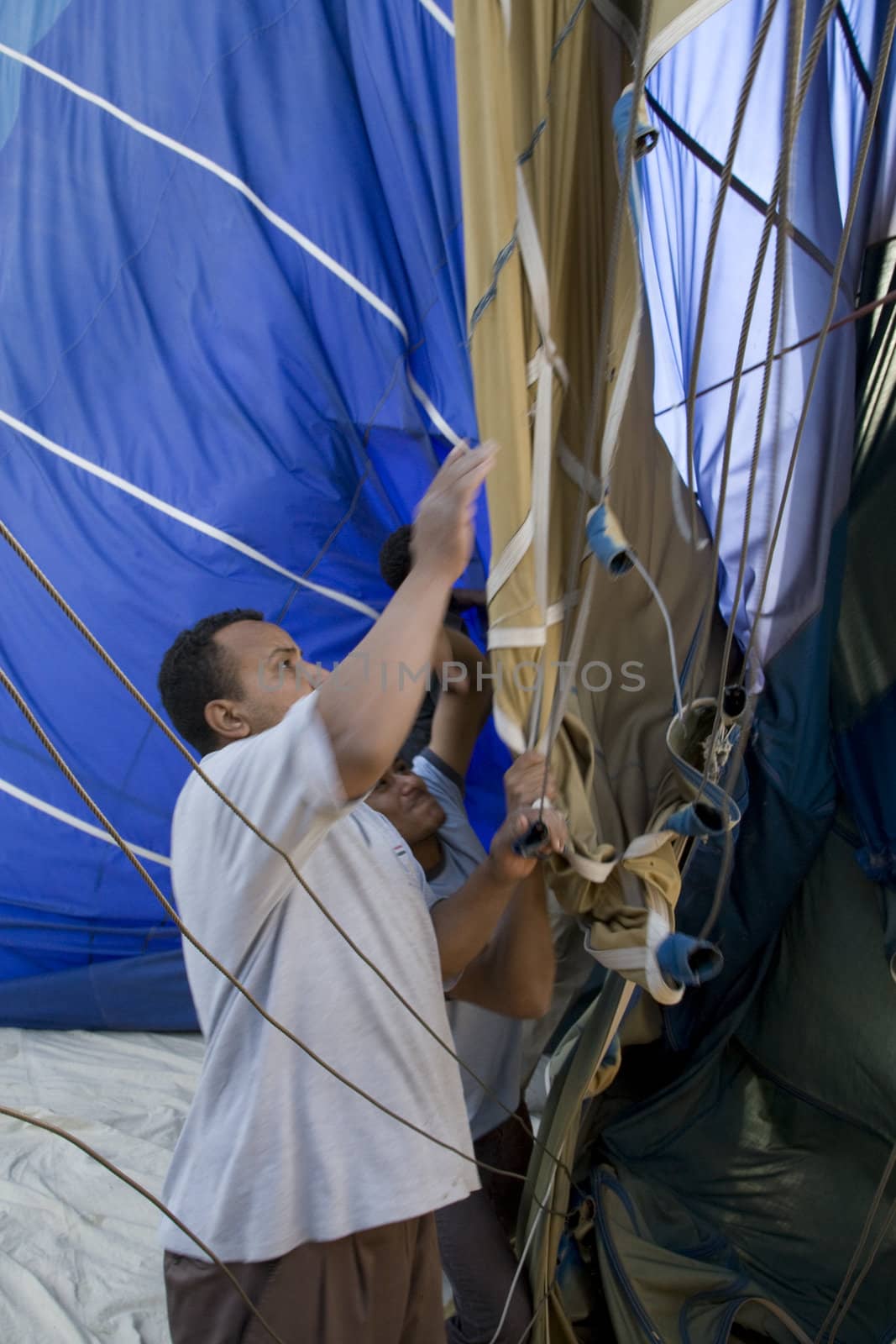 Balloon ride over The Nile Valley and The Valley Of The Kings at Luxor, Egypt