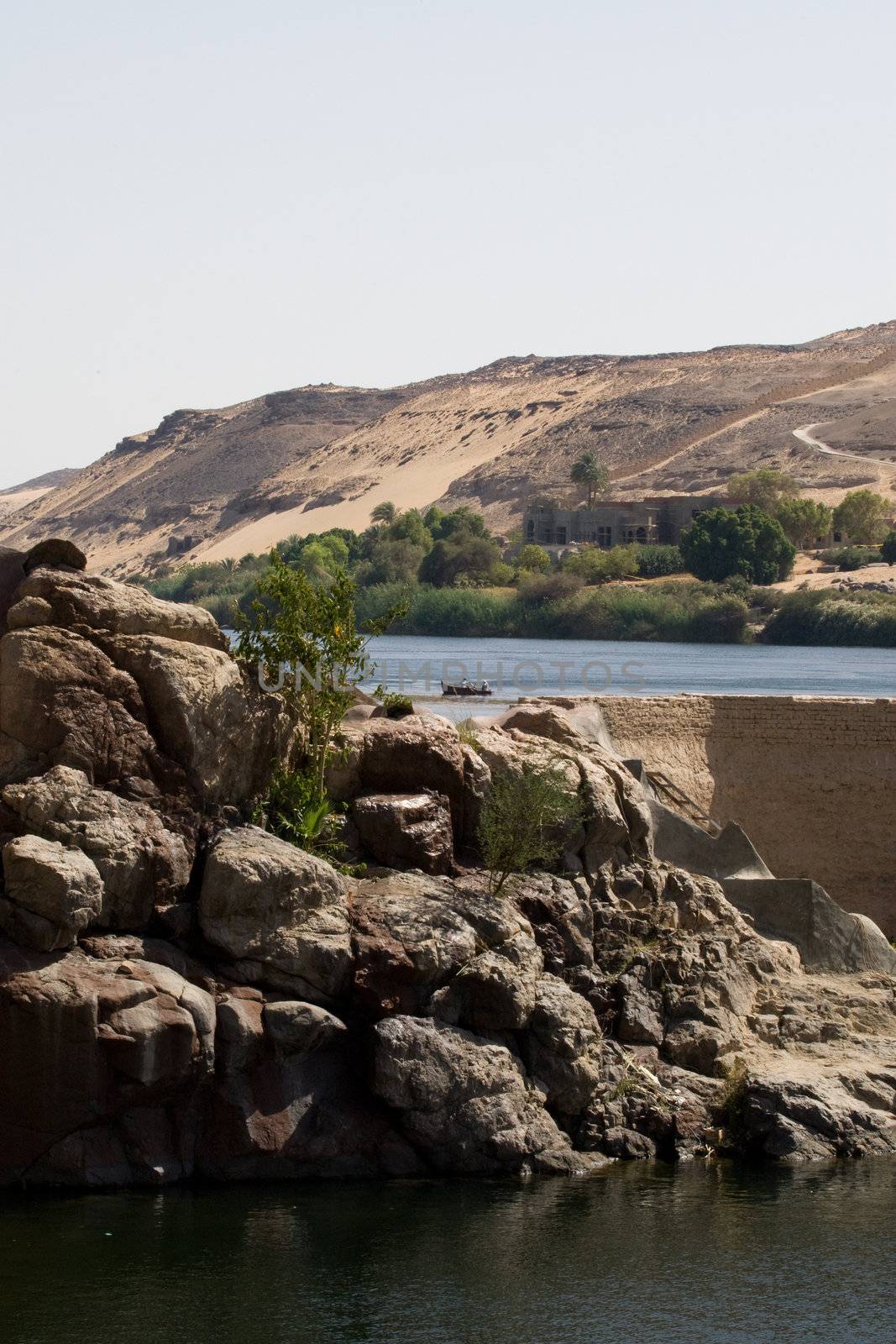 Nile River near Aswan, Egypt by MihaiDancaescu