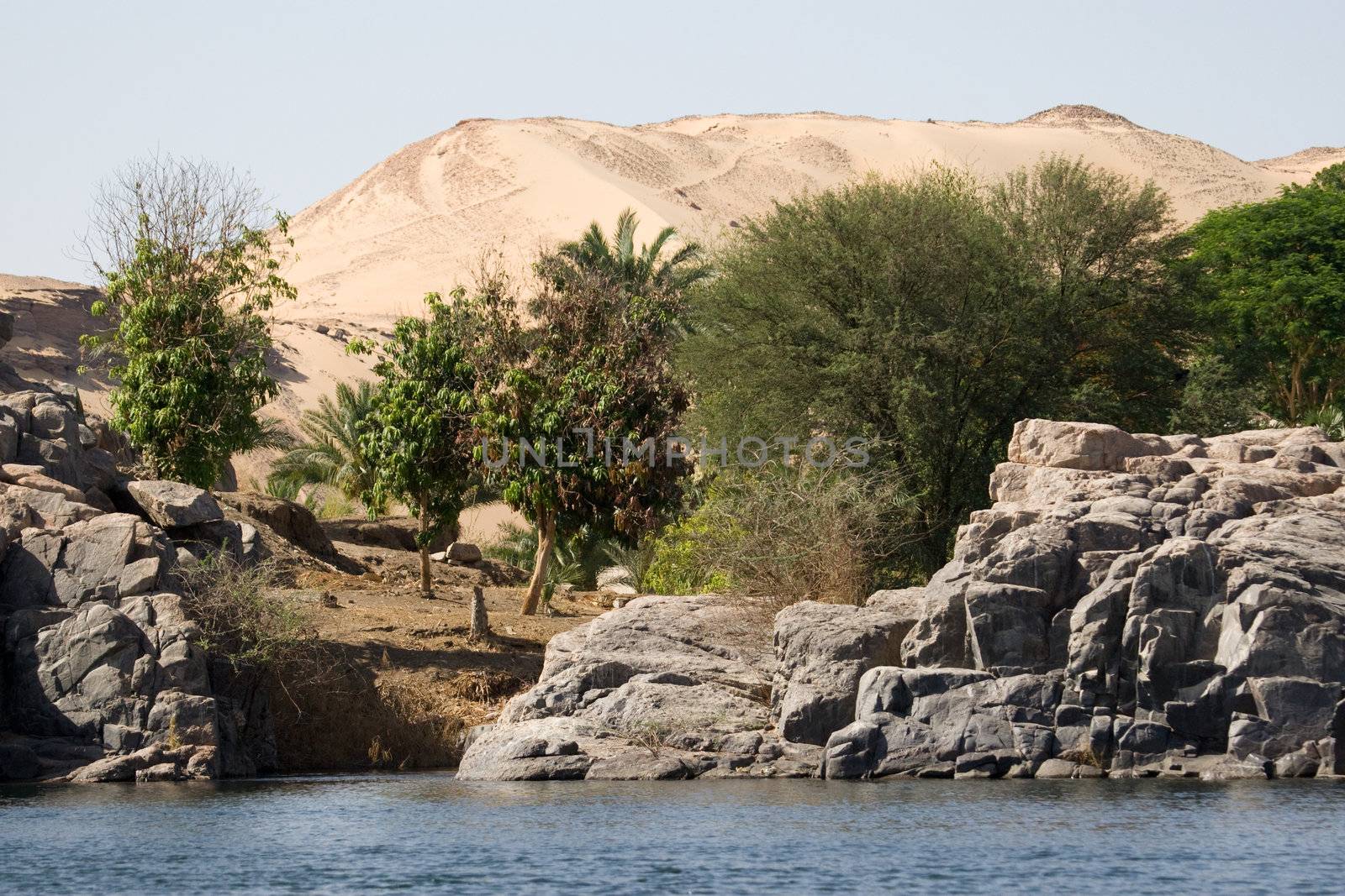 We take a closer look at life on Nile River on MAY 27, 2008, while having a felucca sailboat ride from Aswan to Elephantine Island and to a nubian village.