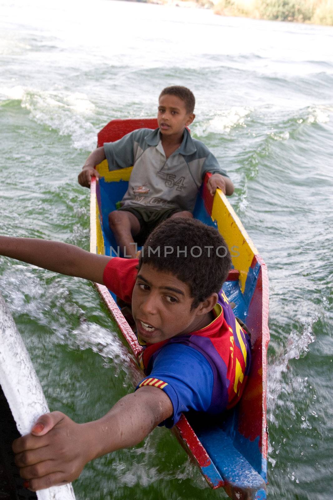 Nile River near Aswan, Egypt by MihaiDancaescu