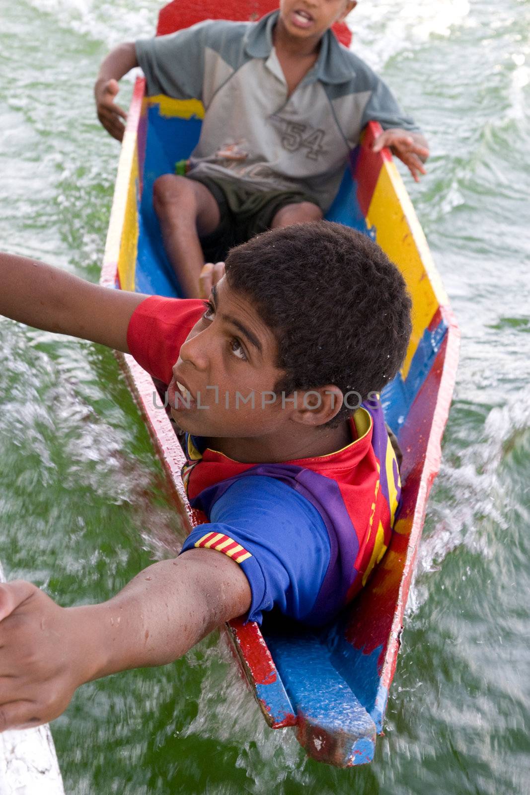 Nile River near Aswan, Egypt by MihaiDancaescu