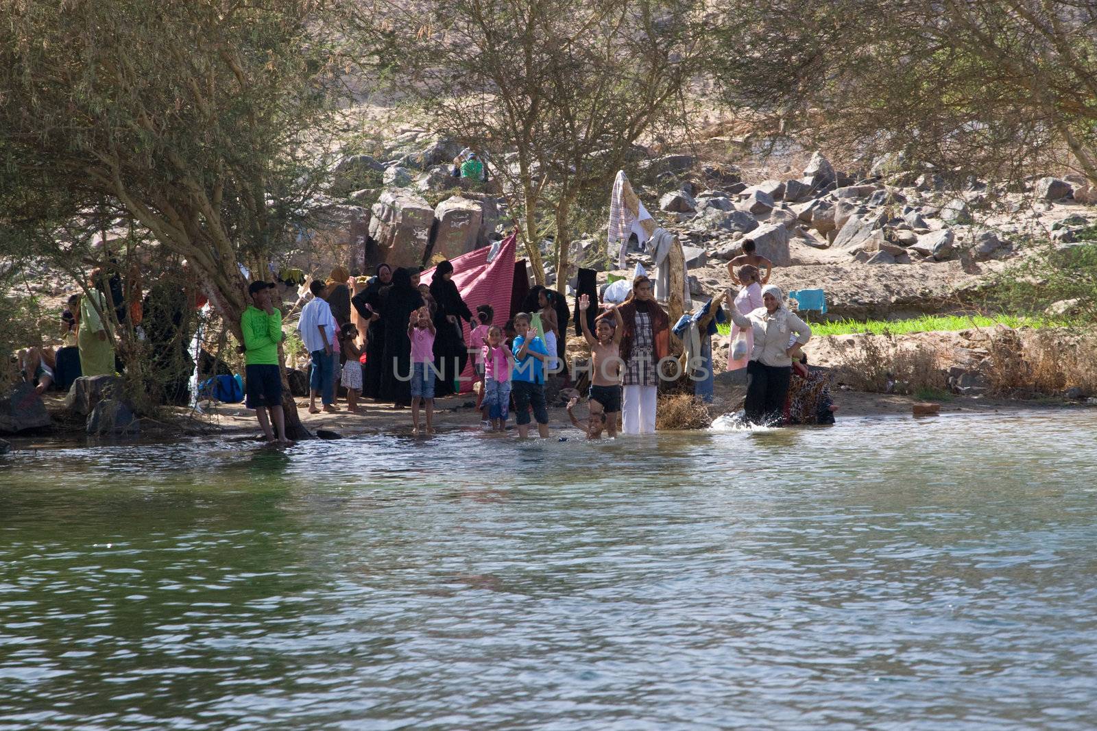 Nile River near Aswan, Egypt by MihaiDancaescu