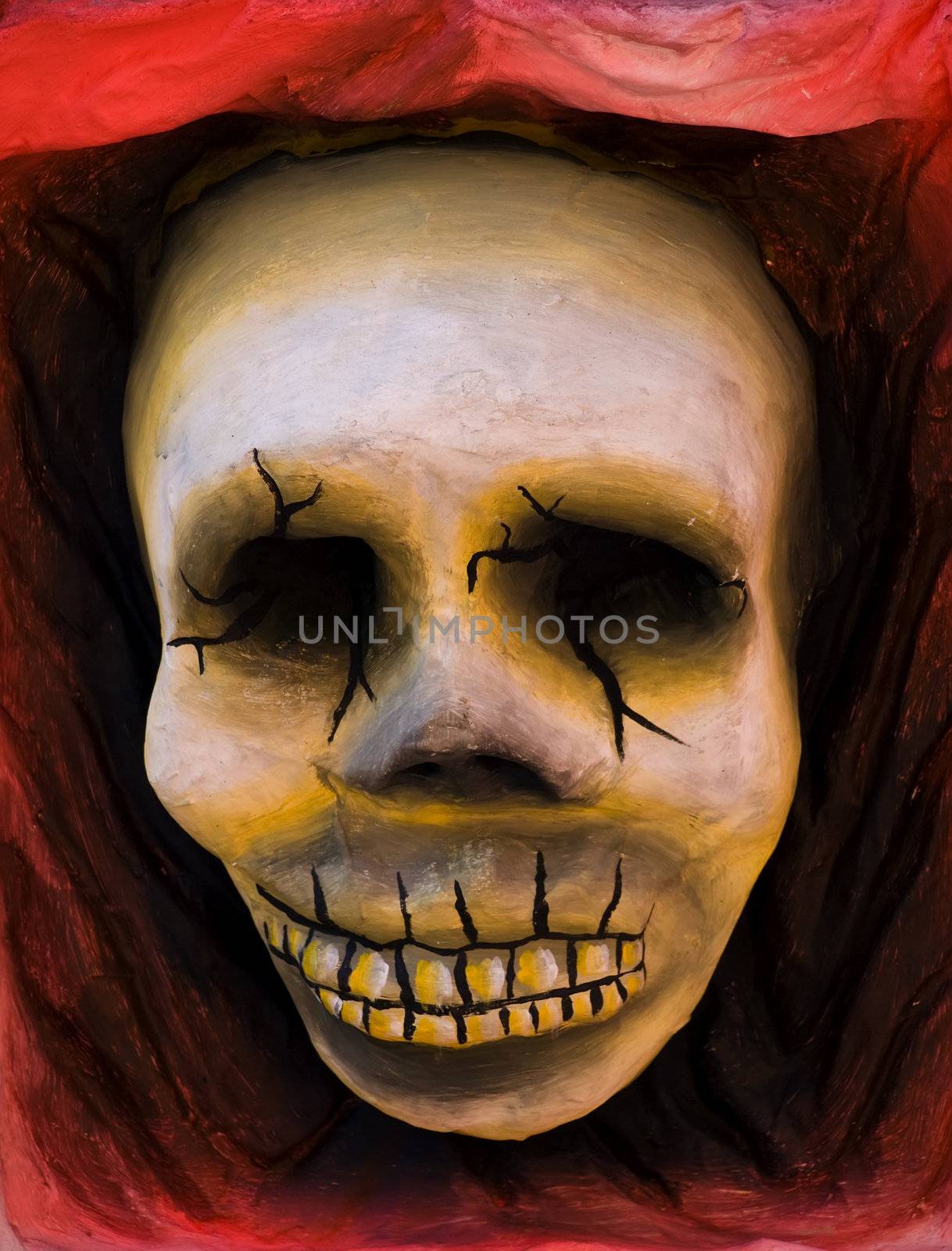Mardi Gras Skull by PhotoWorks