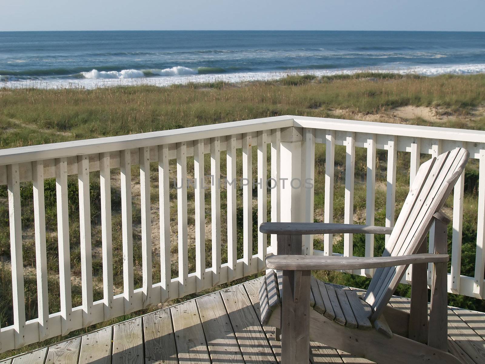 Relaxation spot at the beach