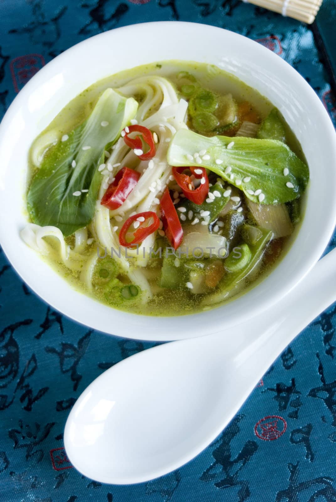 Bok choi soup