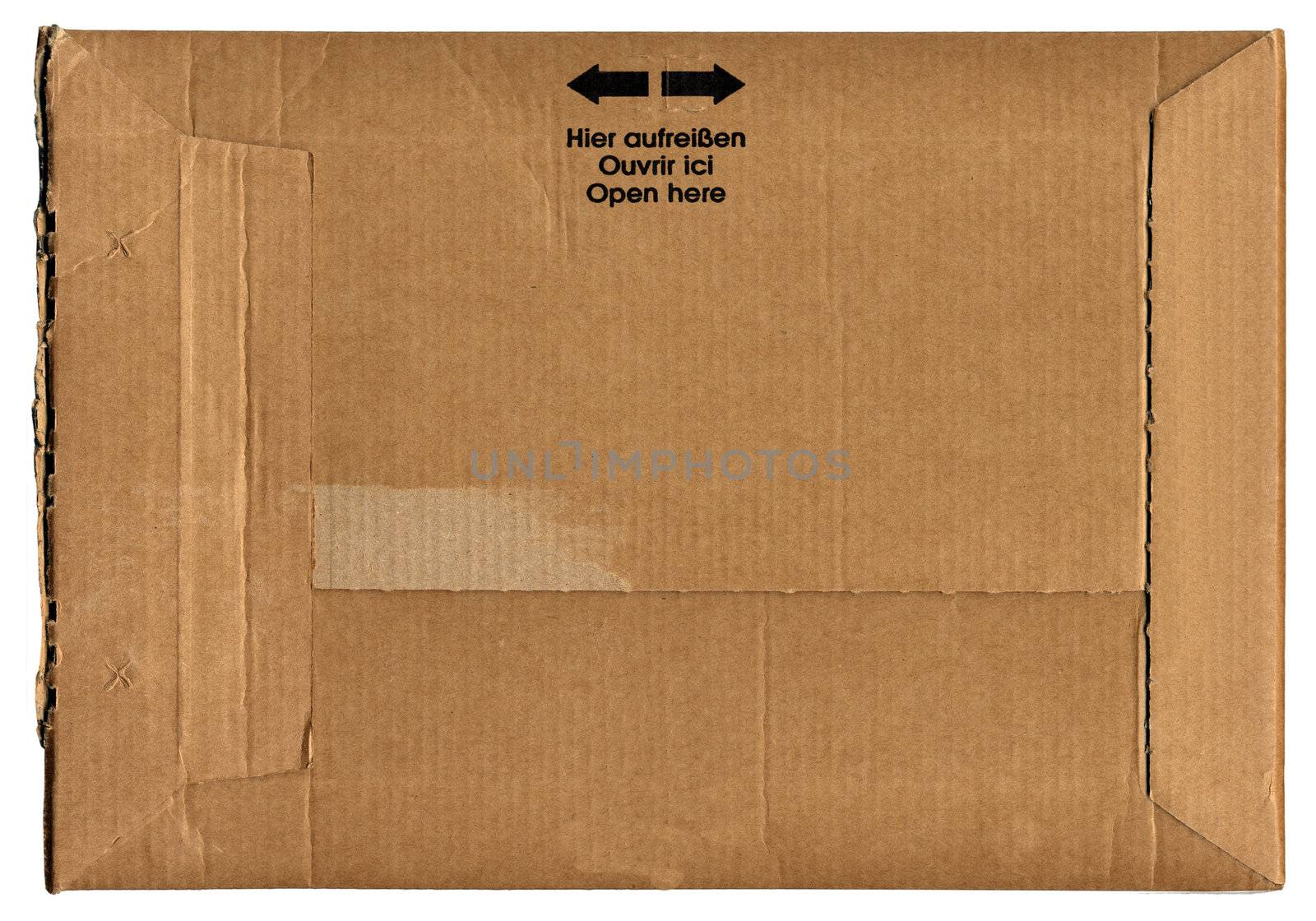 Parcel or small packet envelope