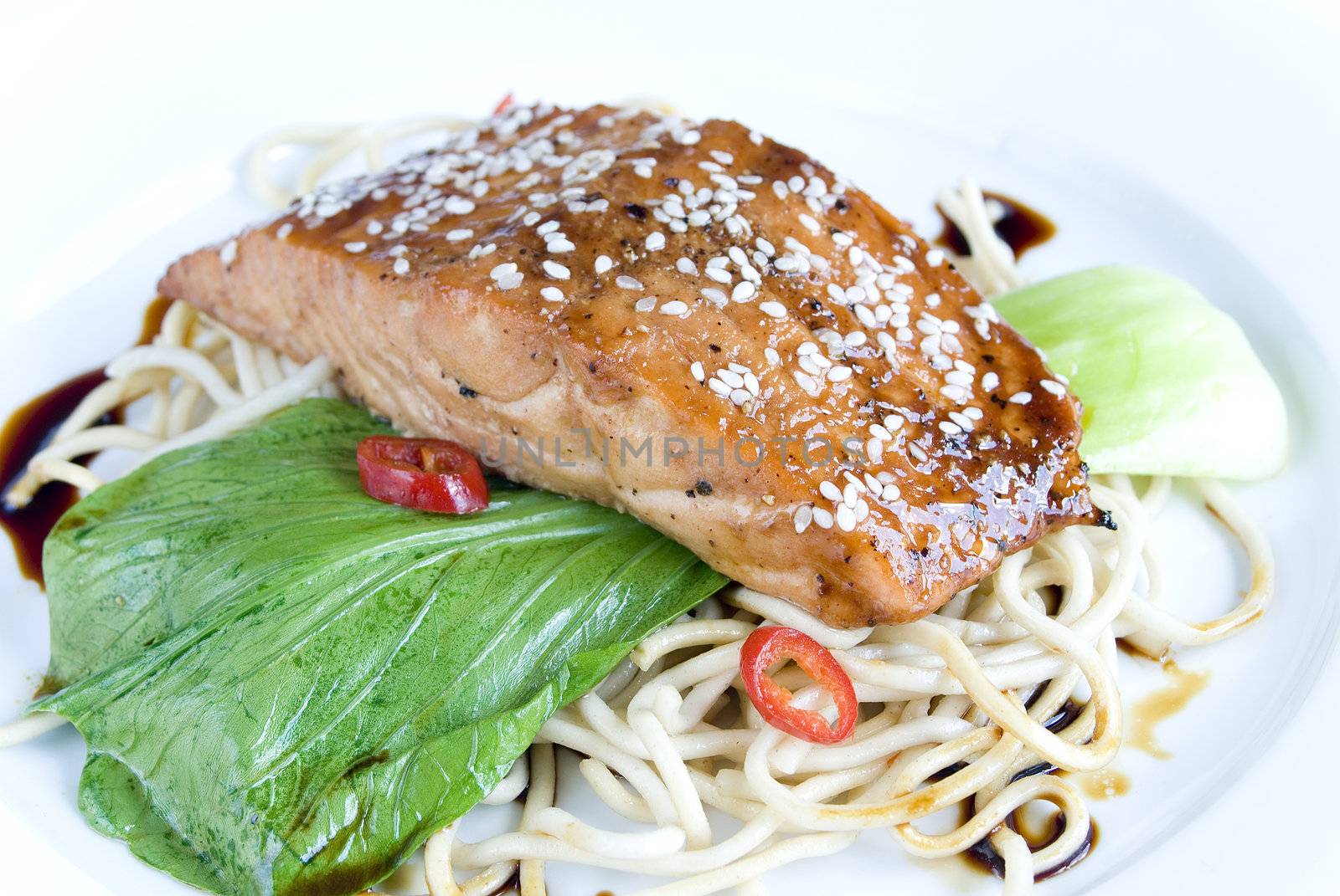 Sesame crusted salmon