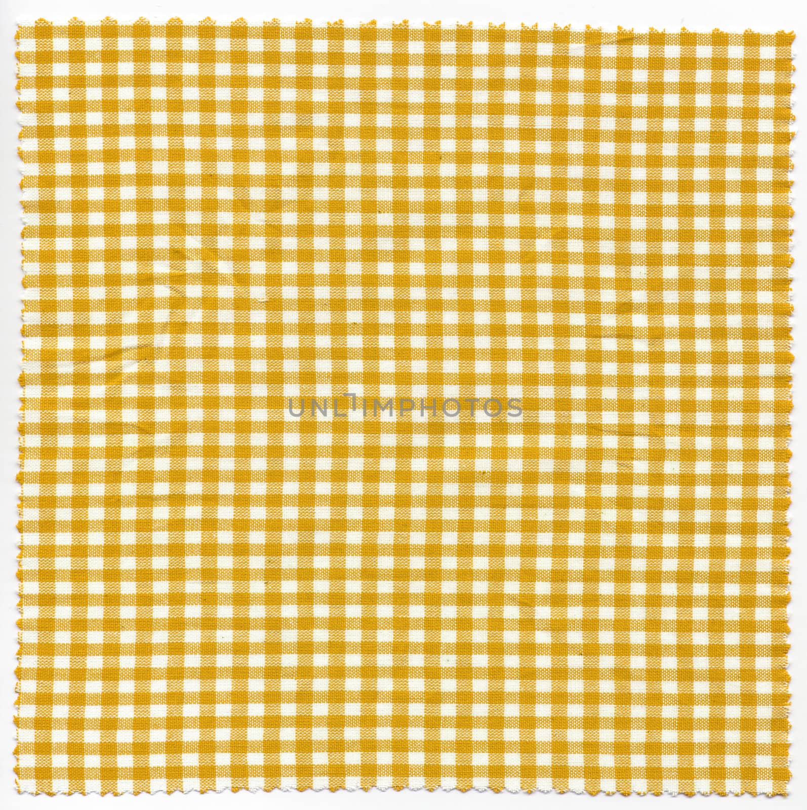 Checked fabric cloth