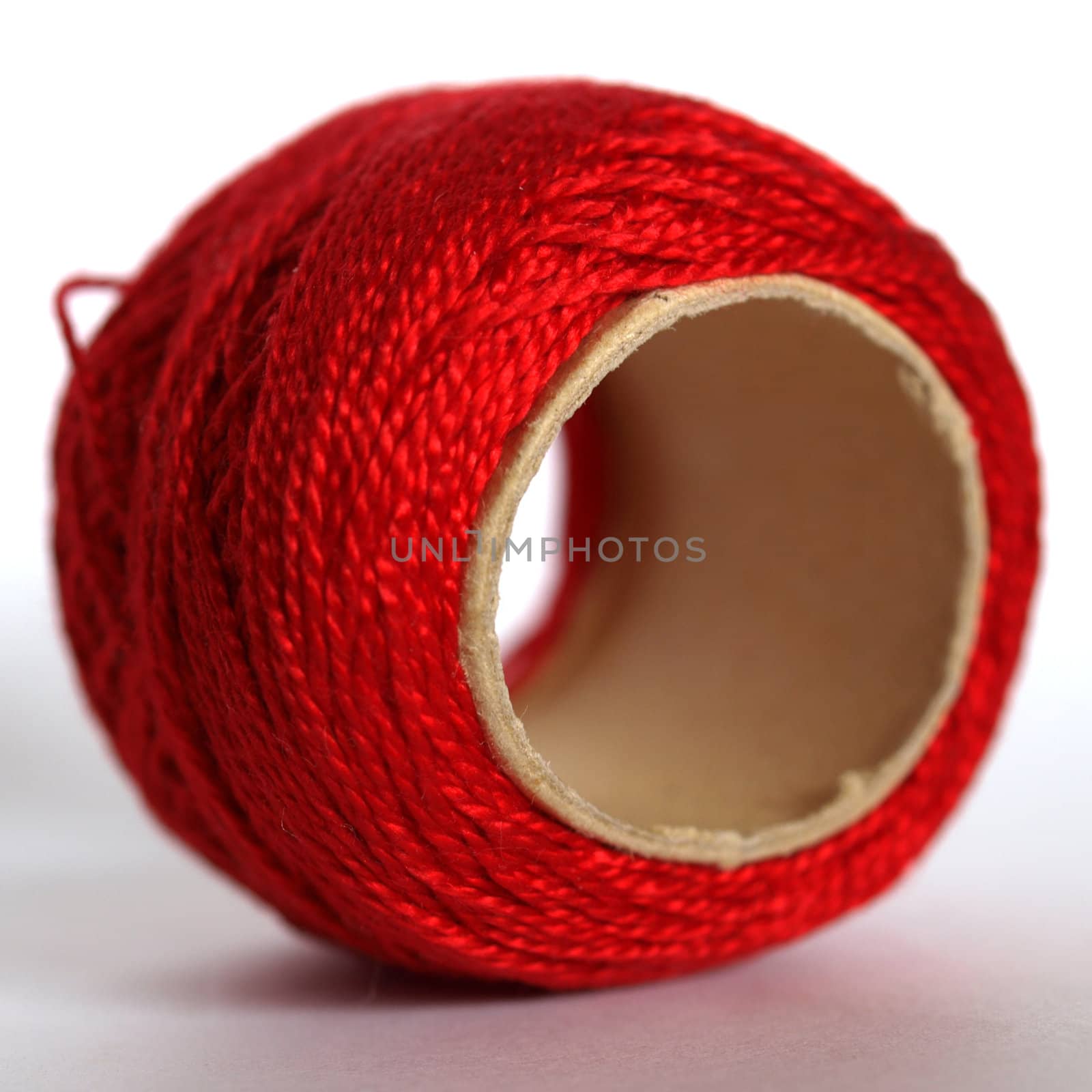 Wool thread spool