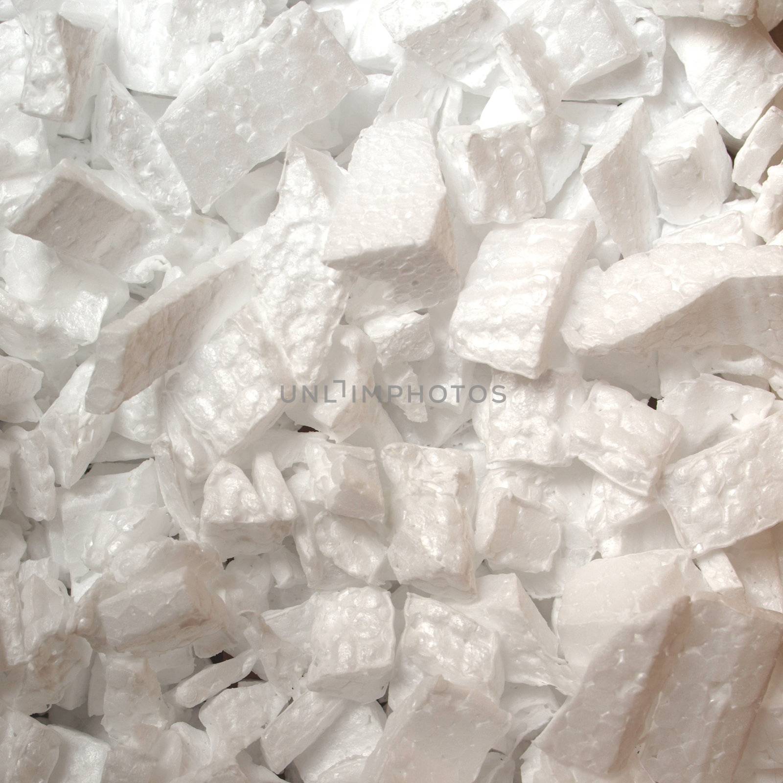 Expanded polystyrene beads for packaging background