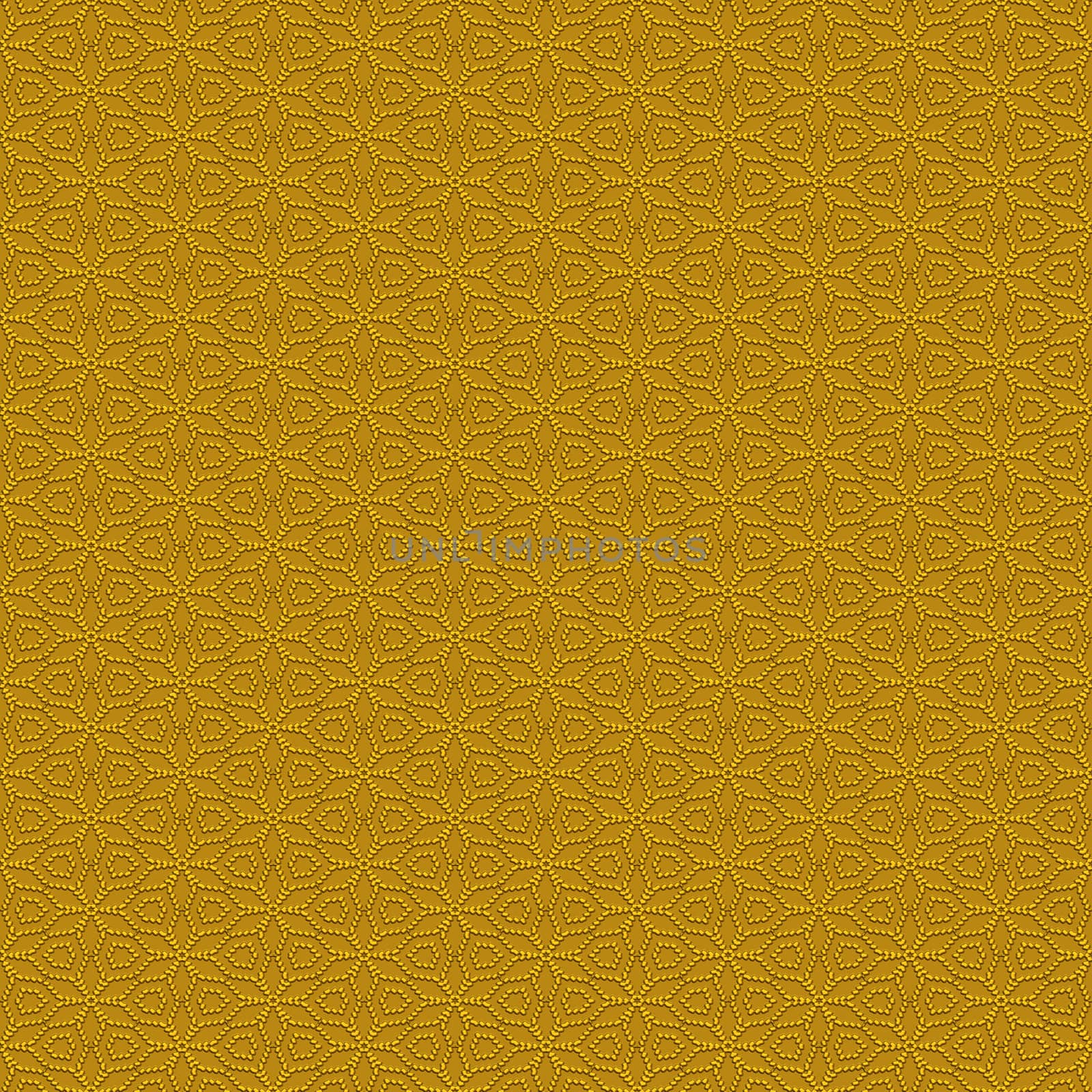 seamless golden spikes pattern by weknow
