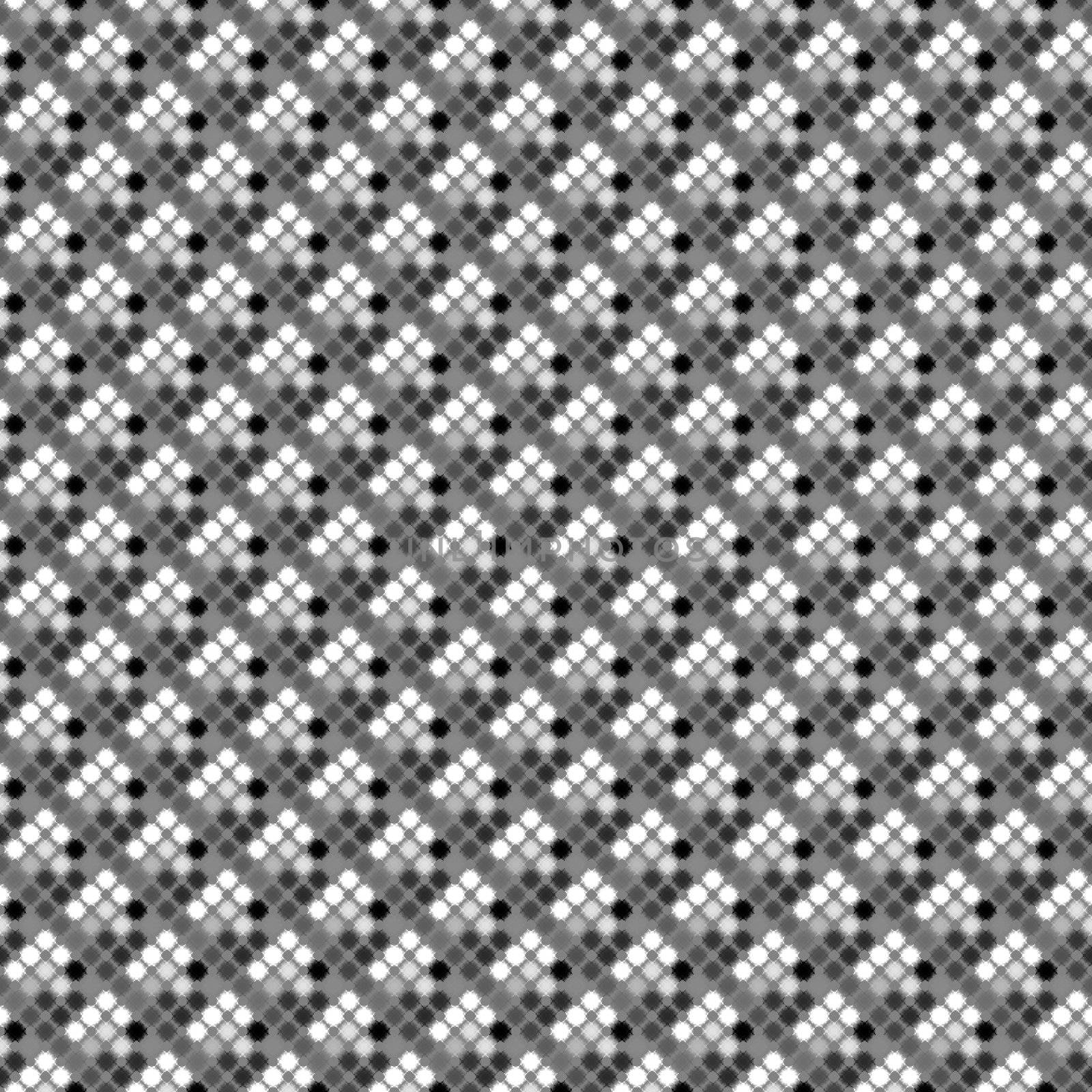 seamless halftone pattern of grungy spots in differnt grey shades