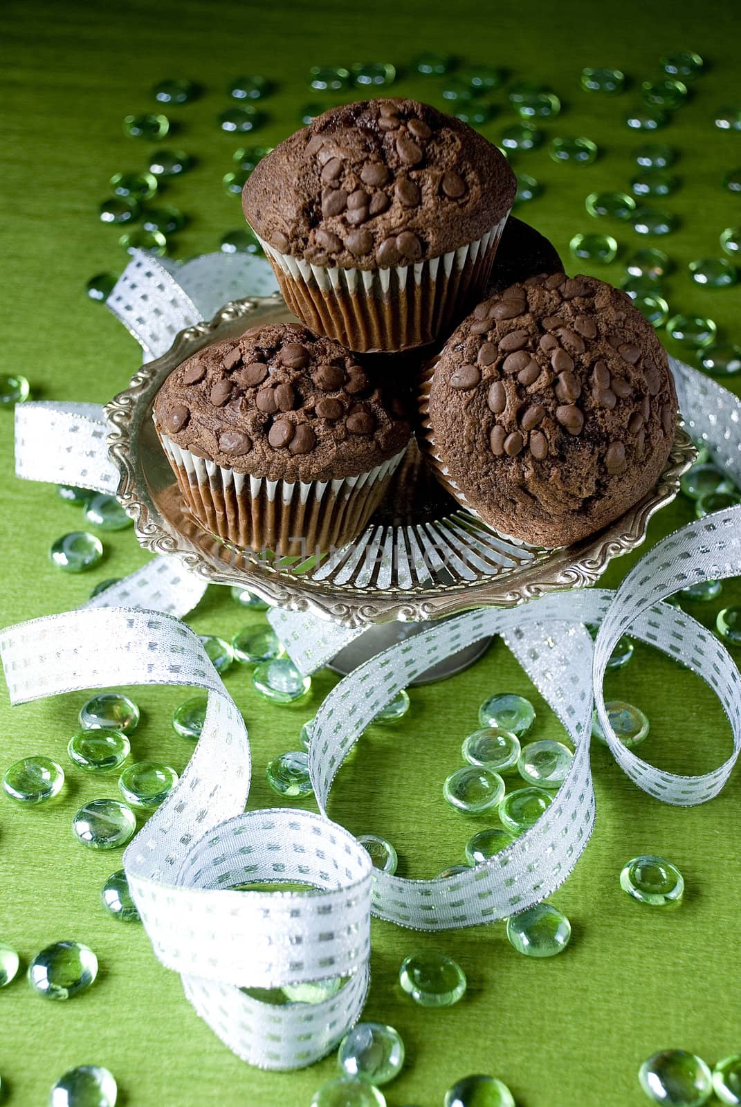 Chip chocolate muffins