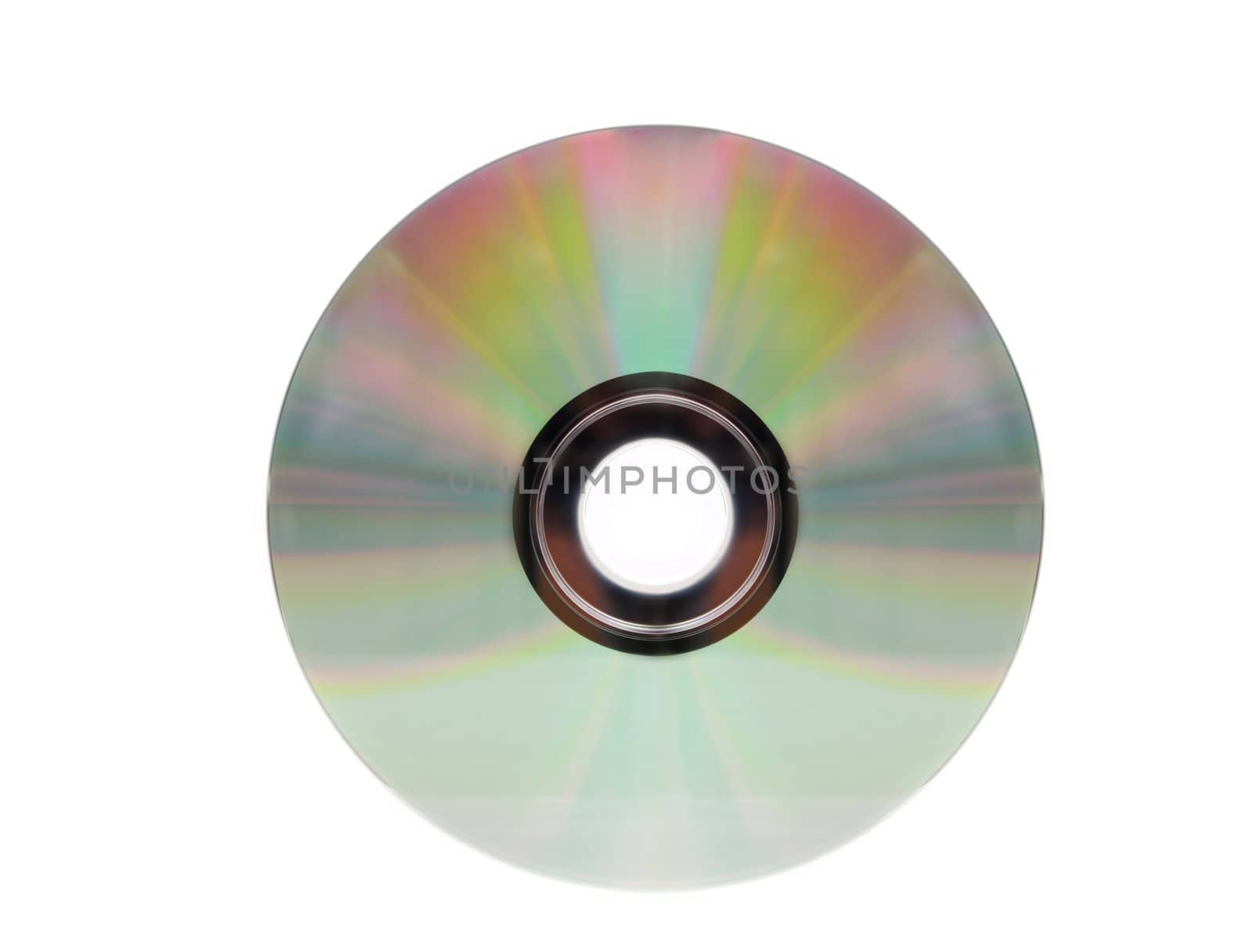 recordable DVD, isolated on white background