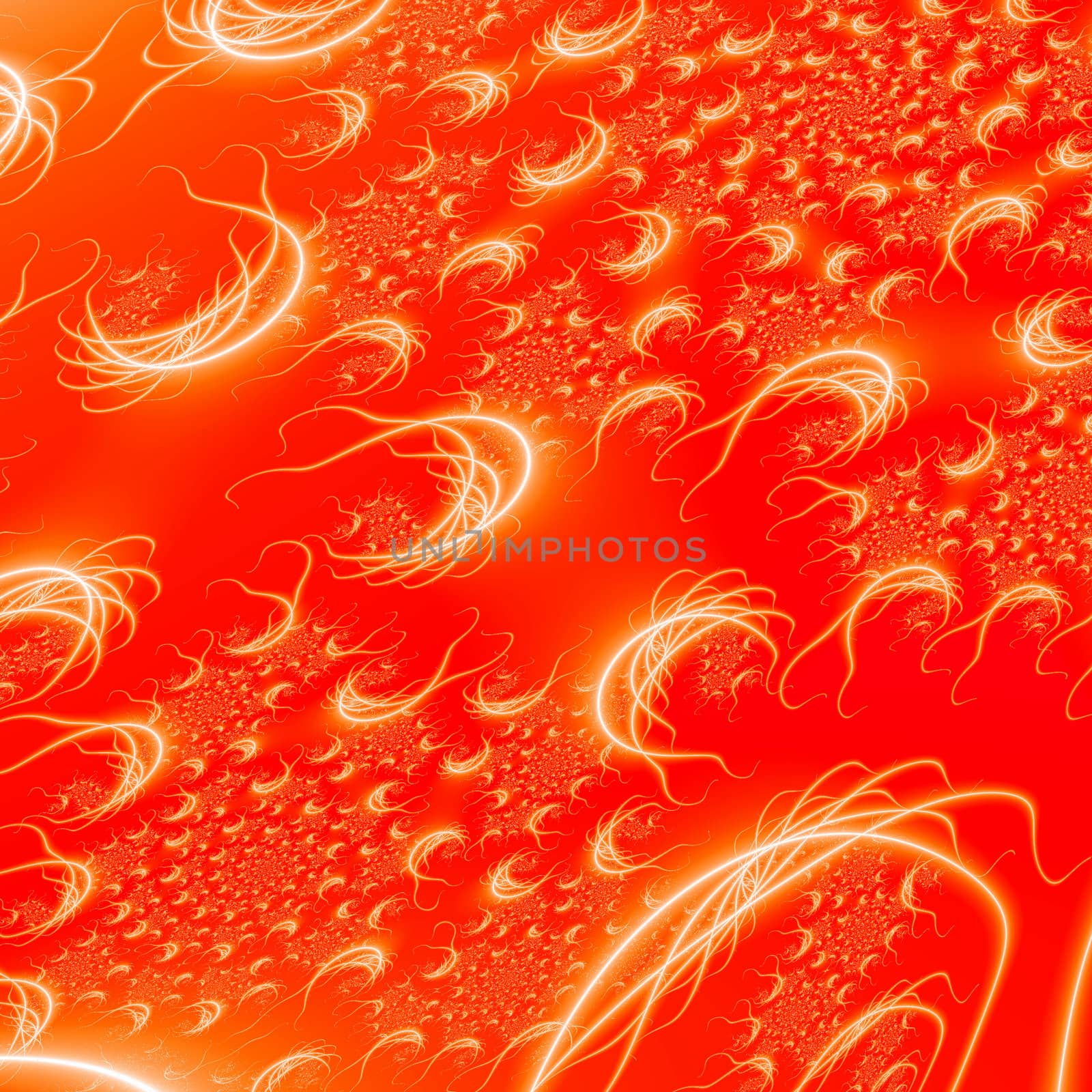 Abstract red fractal background illustration