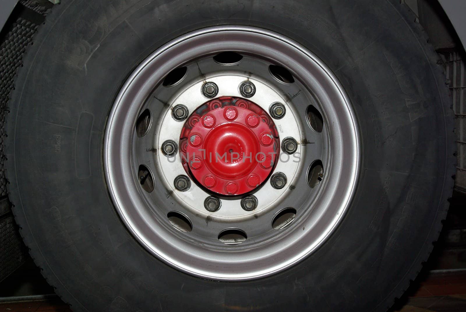 Wheel of a truck