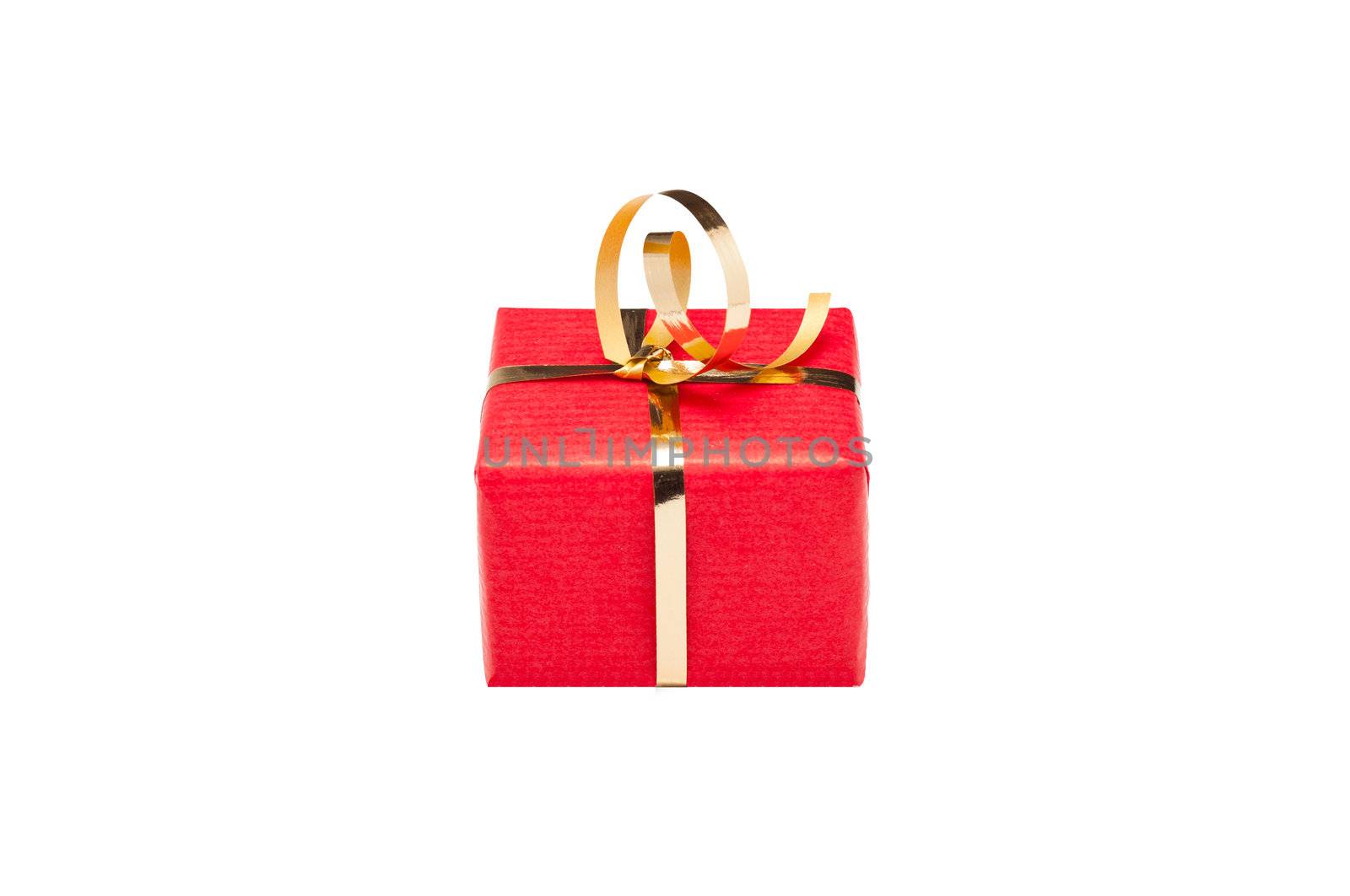 Red and Gold Xmas Gift Box by timh