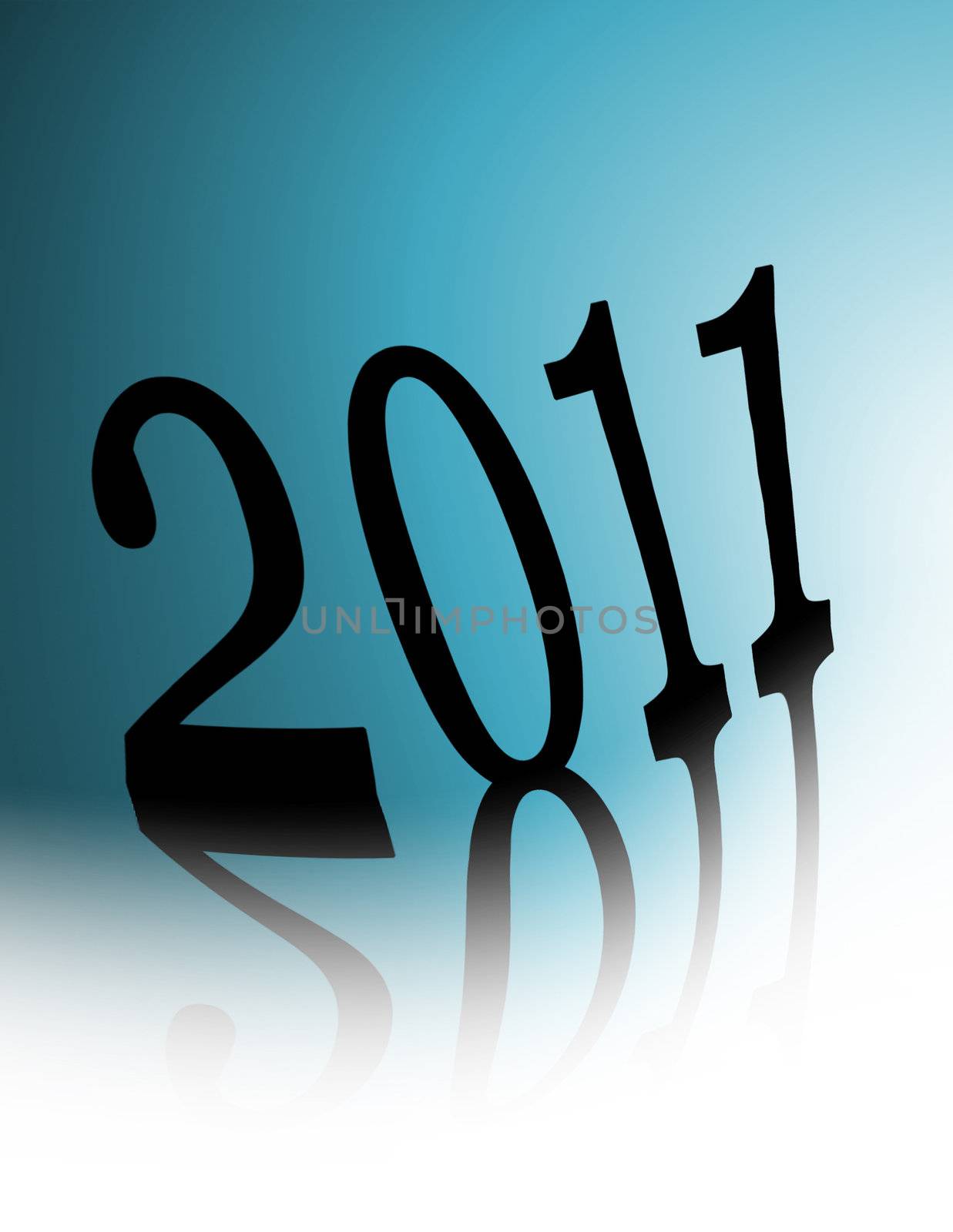 New Year background, illustration