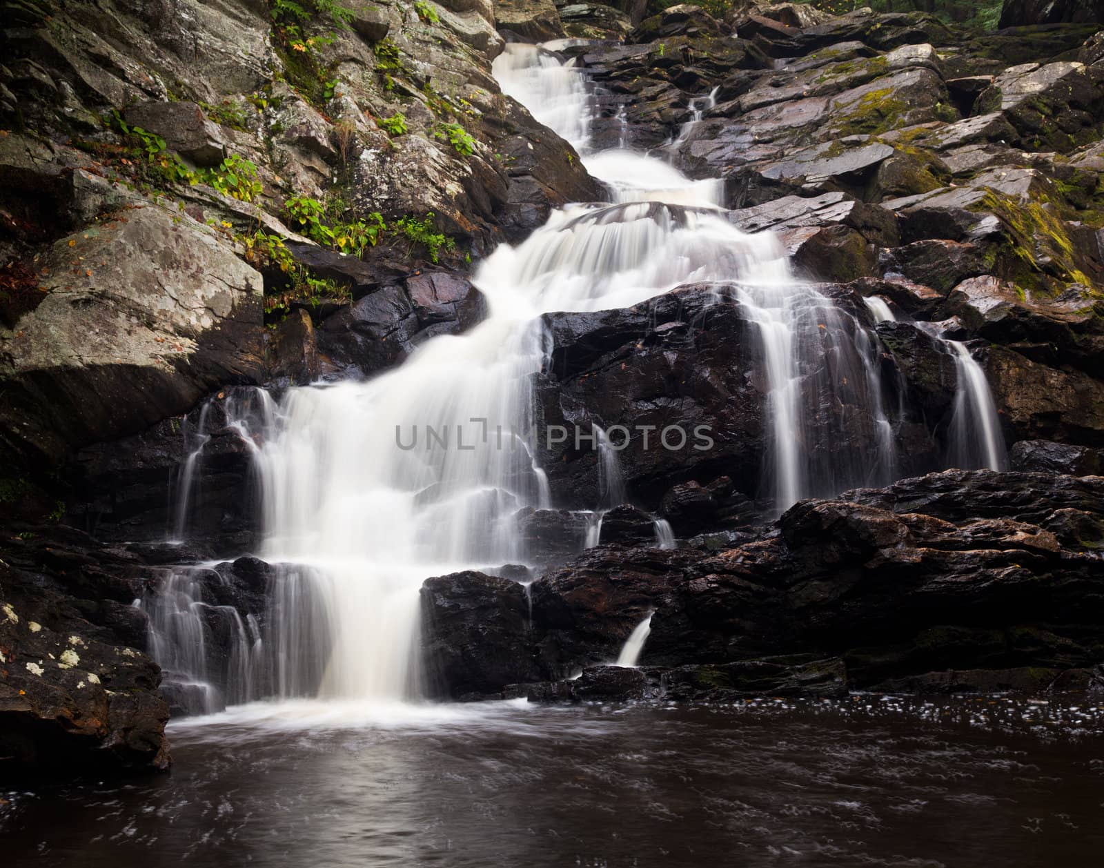 Waconah Falls near Dalton in Berkshire County MA