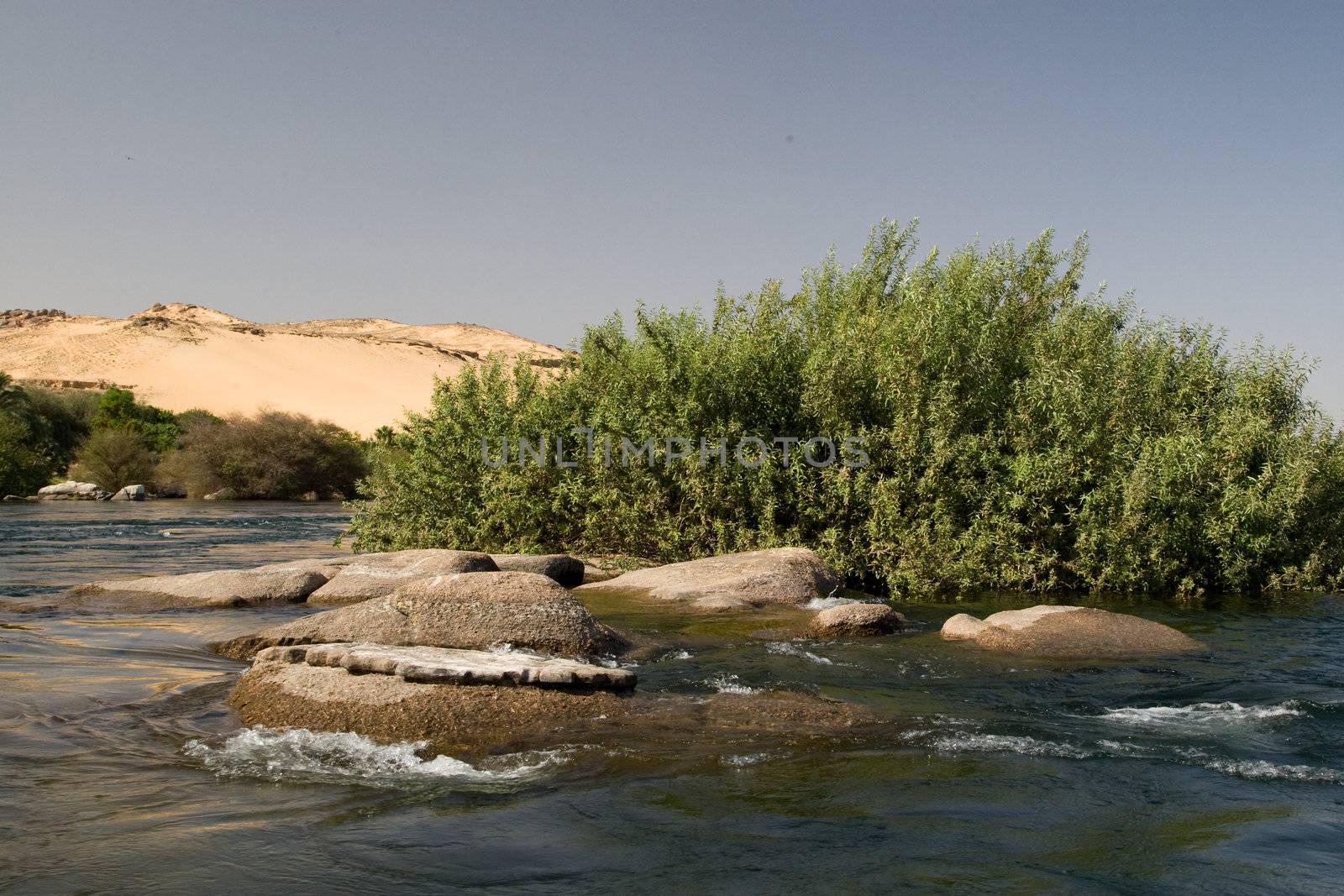Nile River near Aswan, Egypt by MihaiDancaescu
