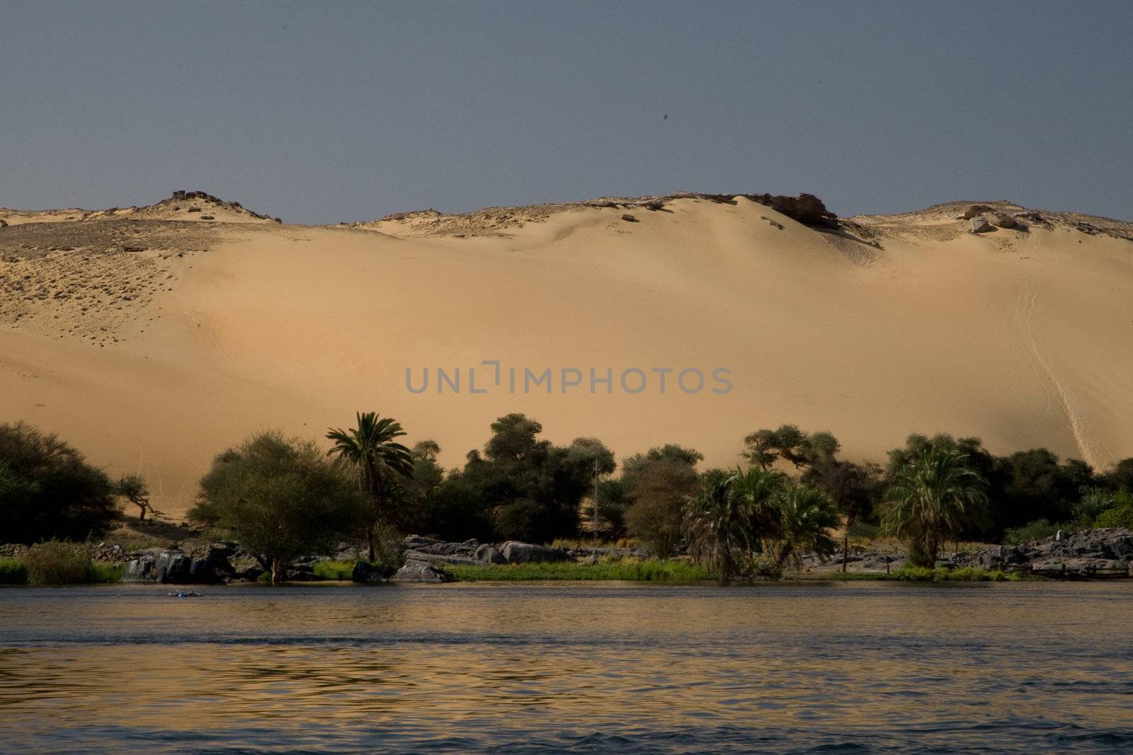 Nile River near Aswan, Egypt by MihaiDancaescu