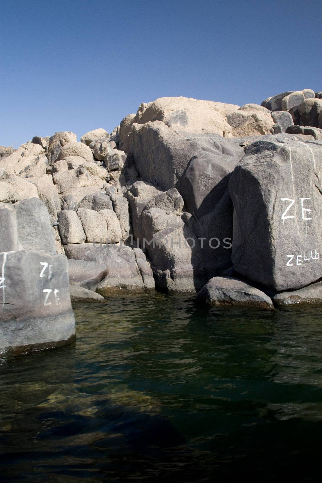 We take a closer look at life on Nile River on MAY 27, 2008, while having a felucca sailboat ride from Aswan to Elephantine Island and to a nubian village.