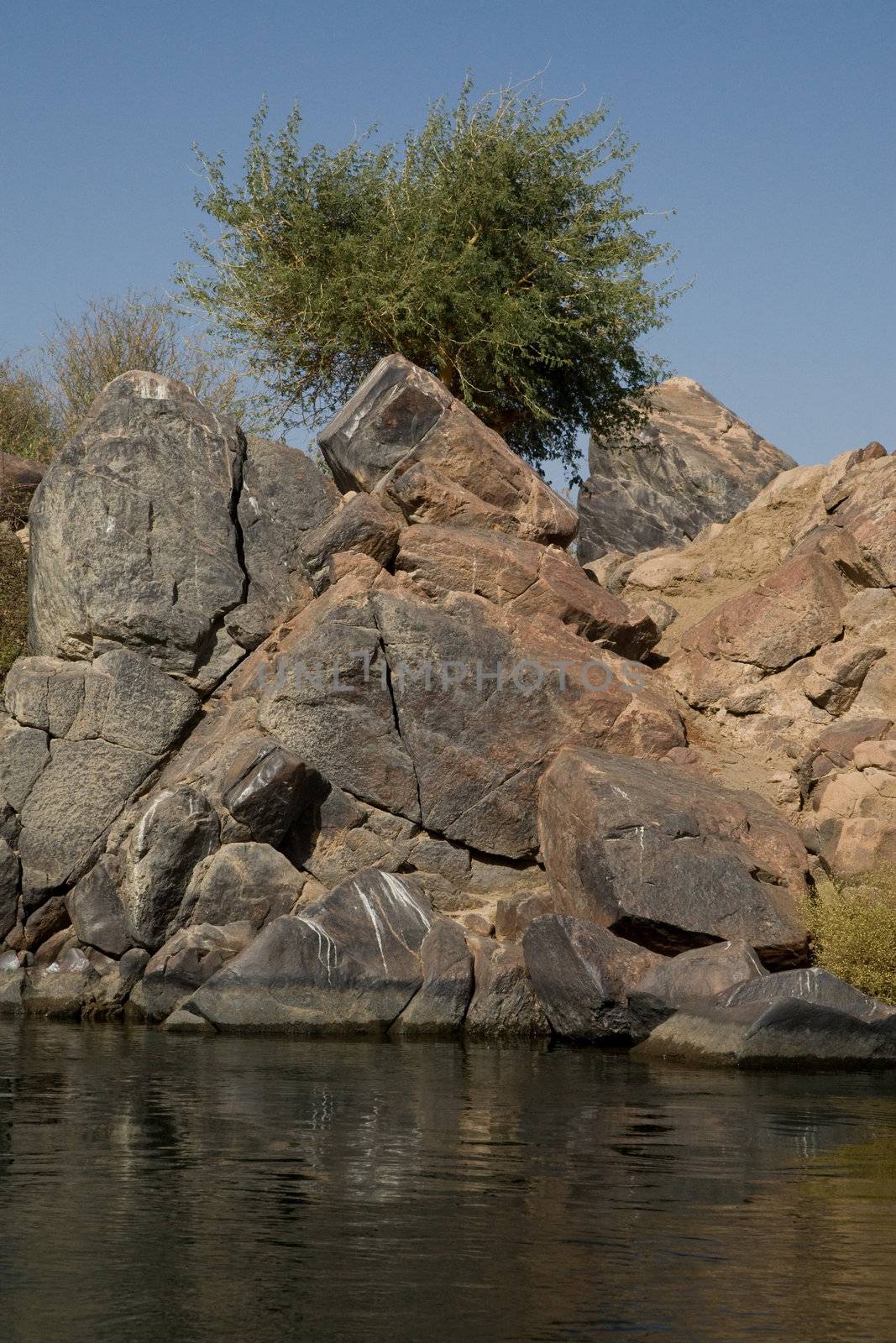 We take a closer look at life on Nile River on MAY 27, 2008, while having a felucca sailboat ride from Aswan to Elephantine Island and to a nubian village.