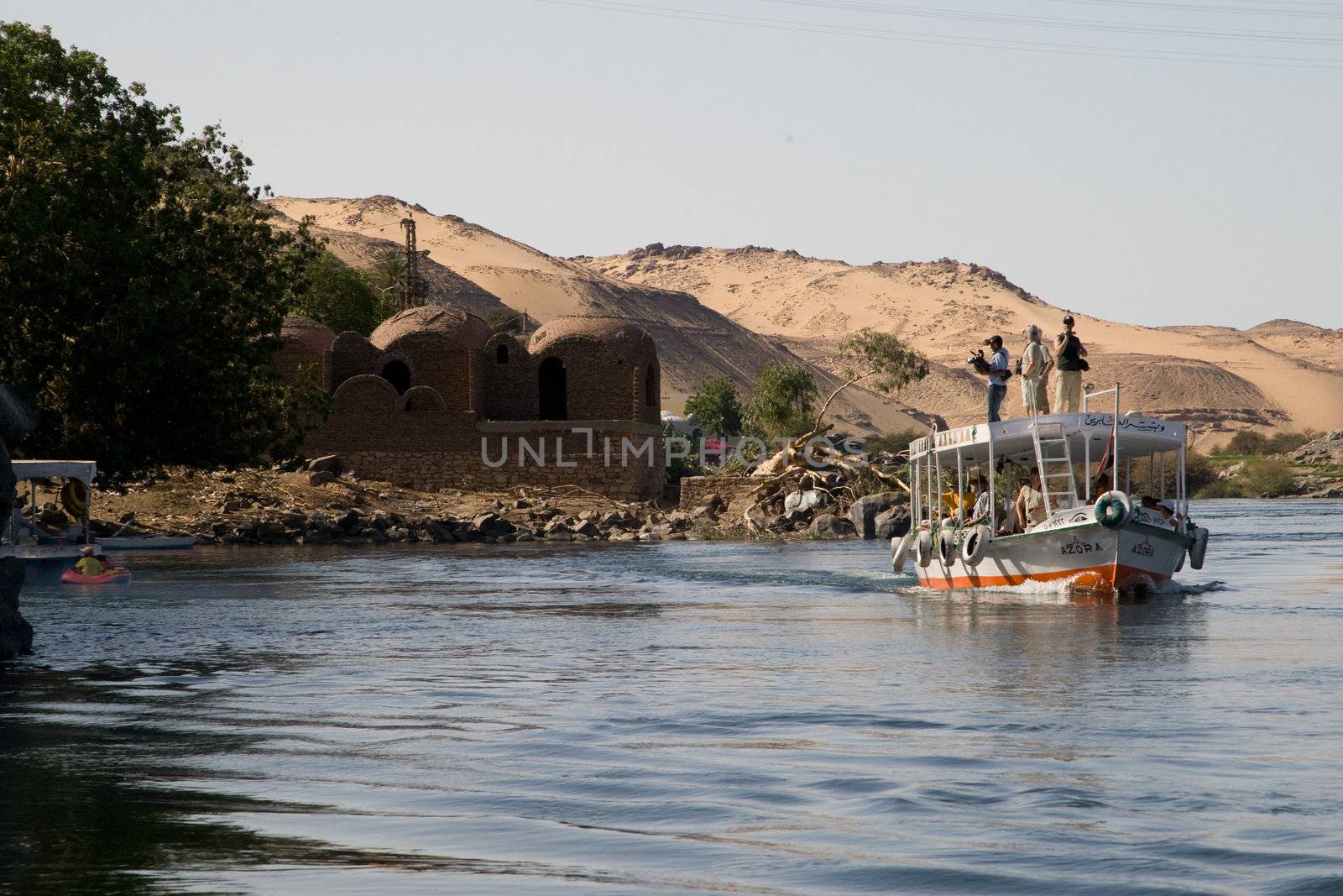 Nile River near Aswan, Egypt by MihaiDancaescu