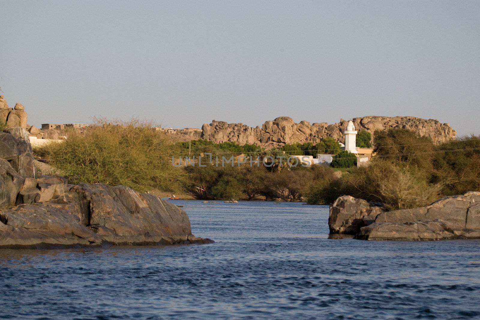 Nile River near Aswan, Egypt by MihaiDancaescu