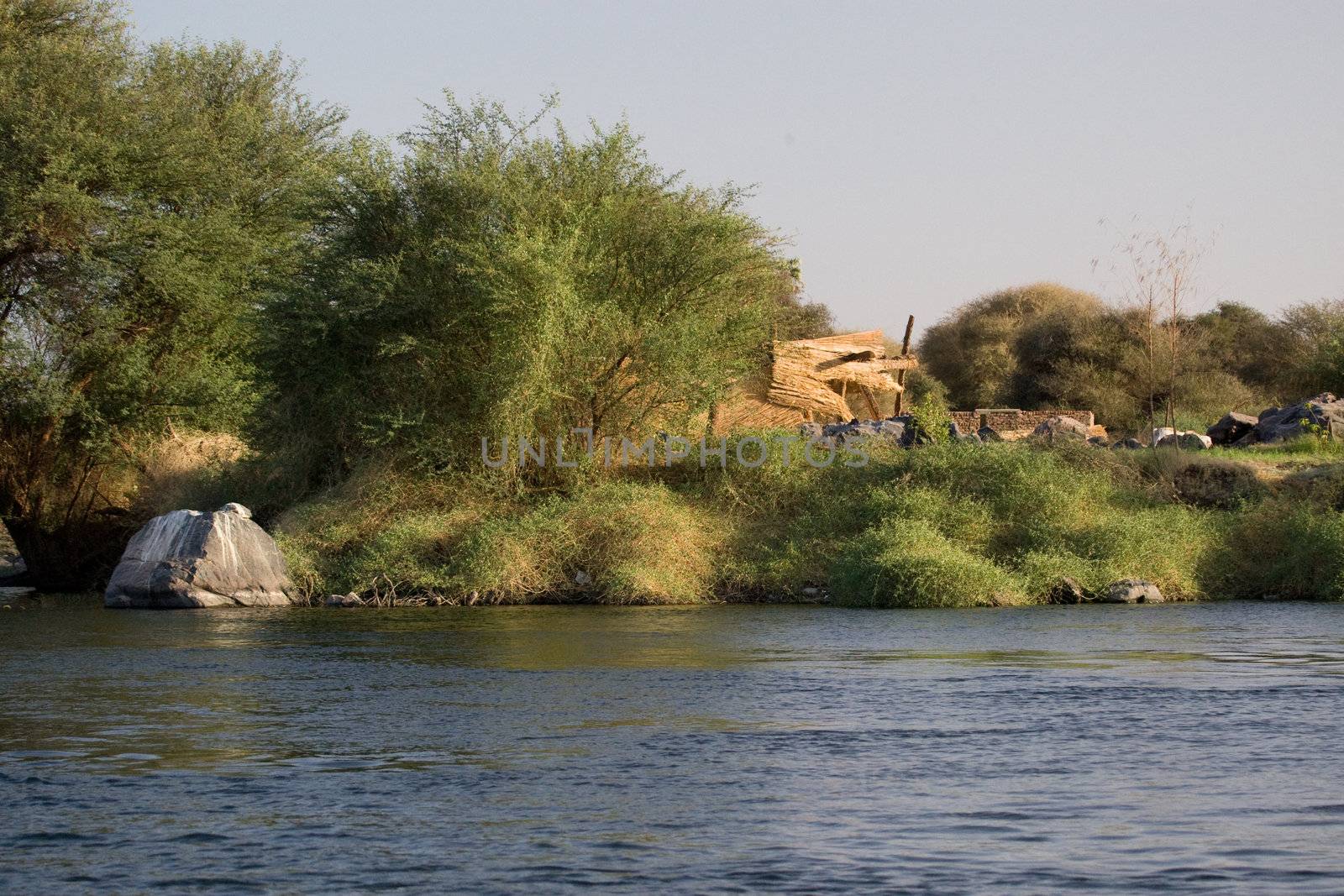 Nile River near Aswan, Egypt by MihaiDancaescu