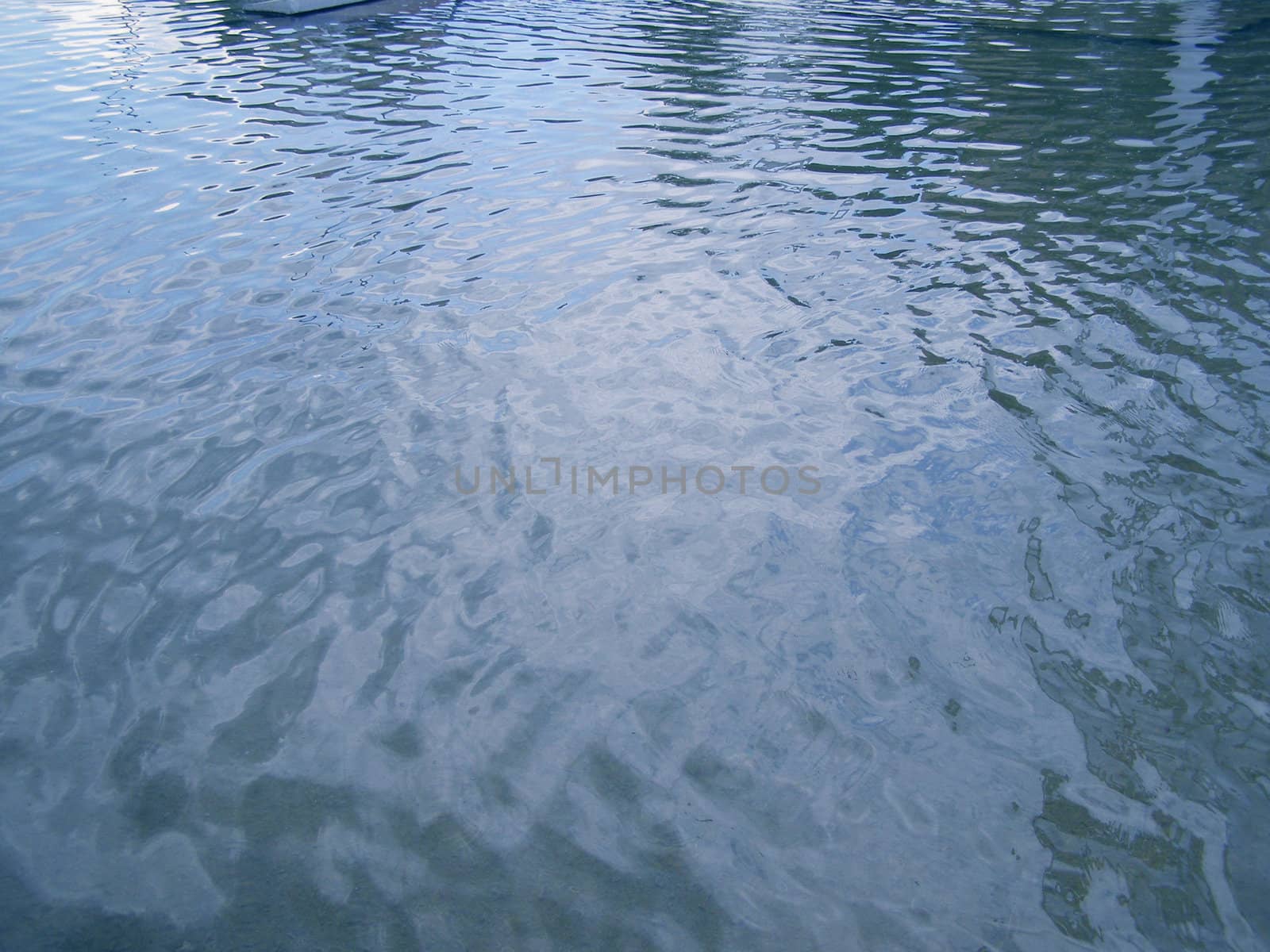 Blue sea water background