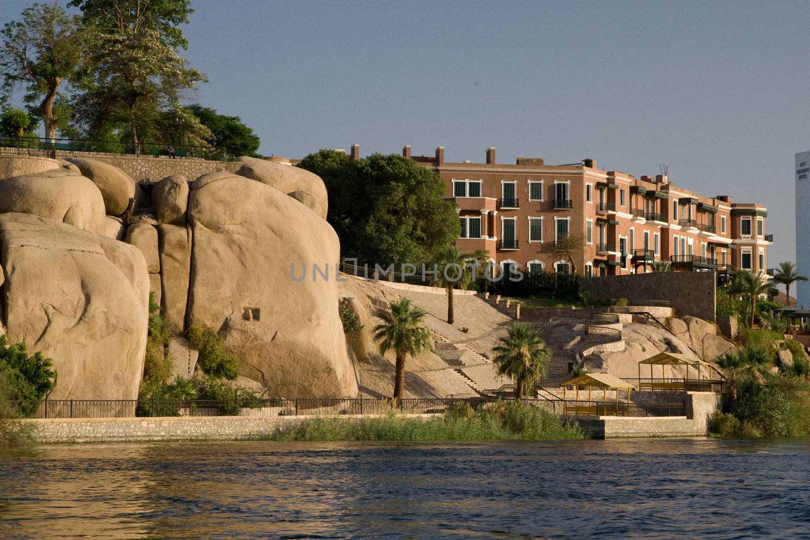 Nile River near Aswan, Egypt by MihaiDancaescu