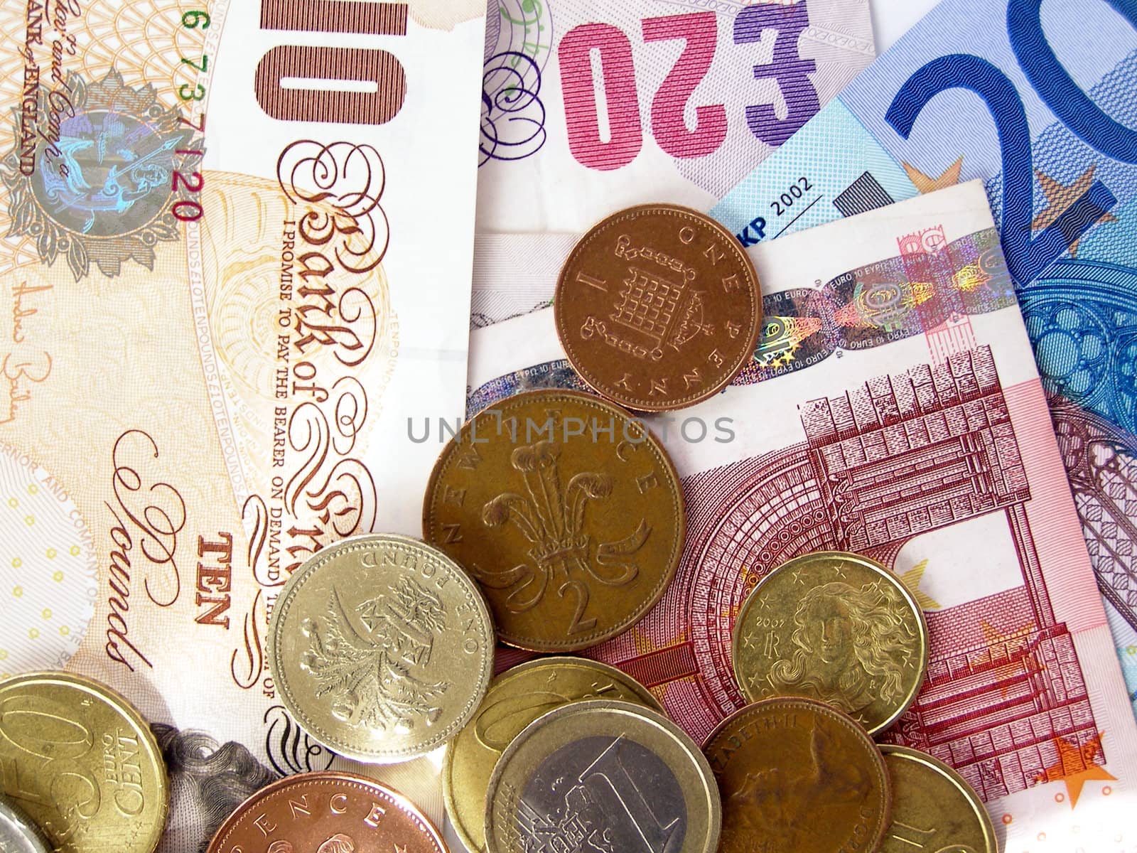 Euro and Pounds