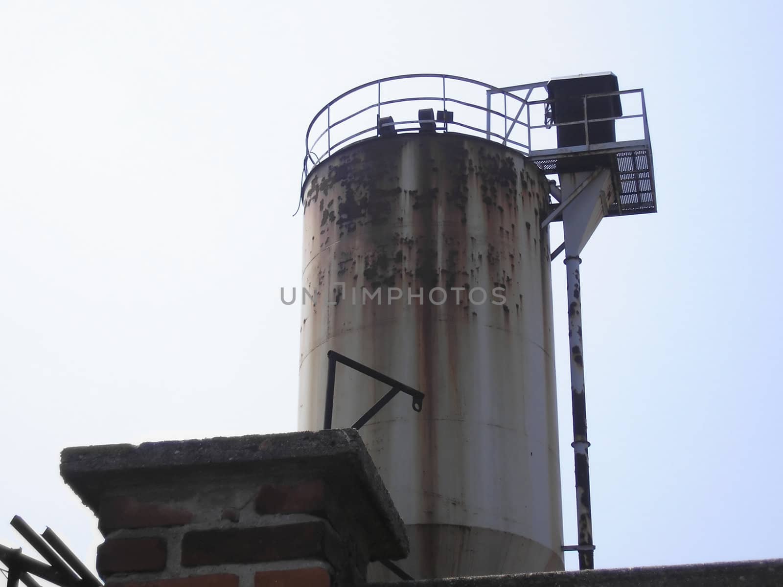 Abandoned factory watertank