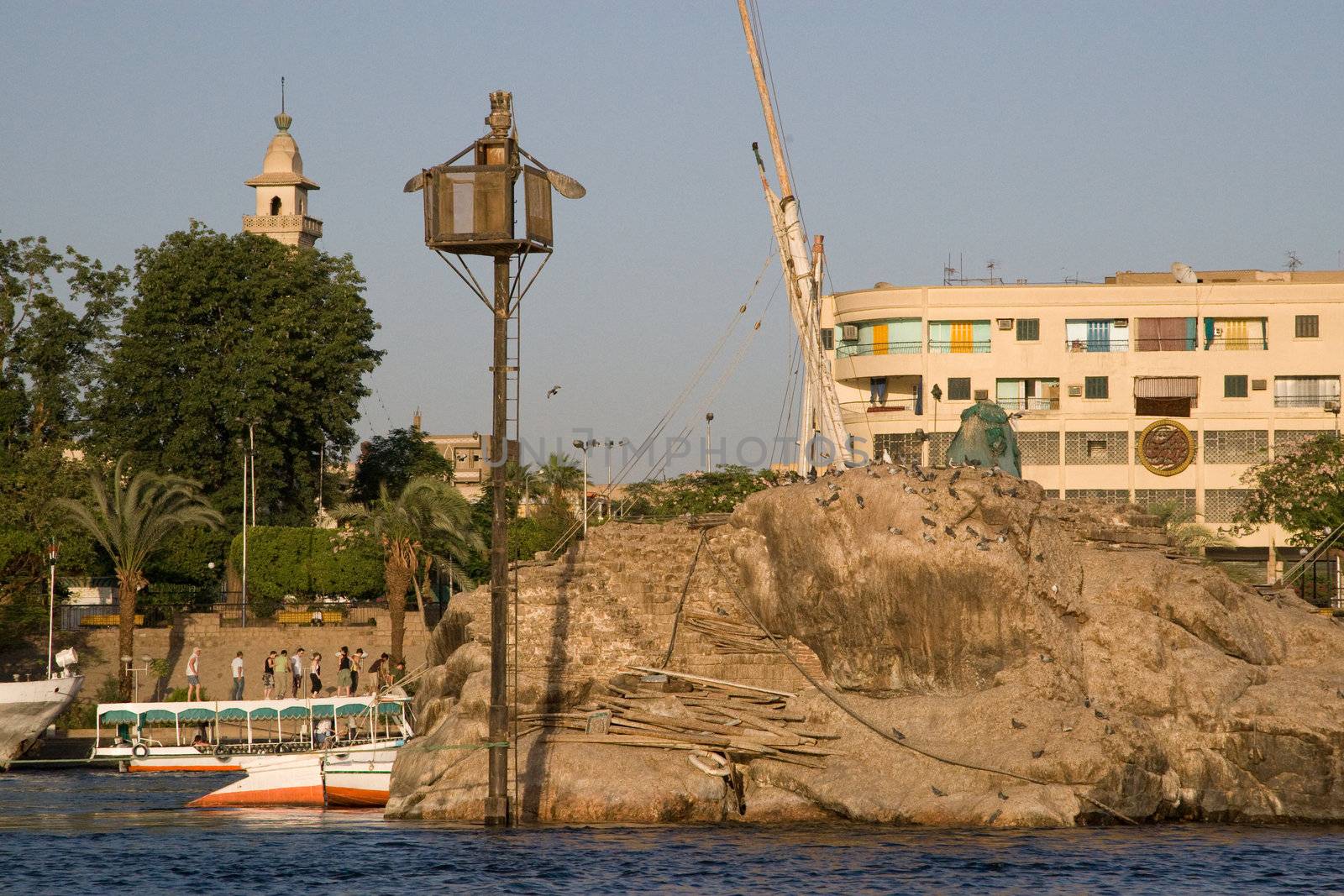 Nile River near Aswan, Egypt by MihaiDancaescu