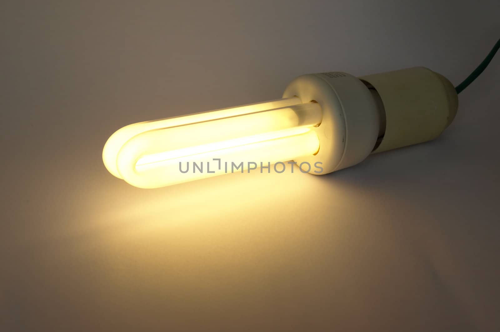 Compact fluorescent light bulb ecological low carbon