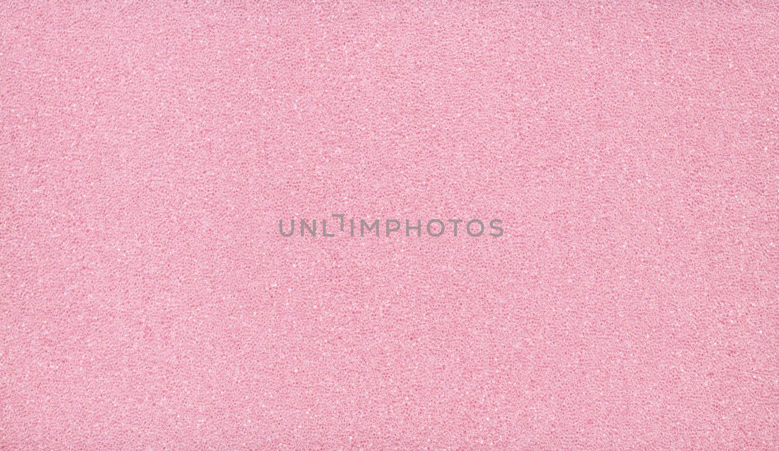 Pink synthetic adsorbent sponge used for insulation
