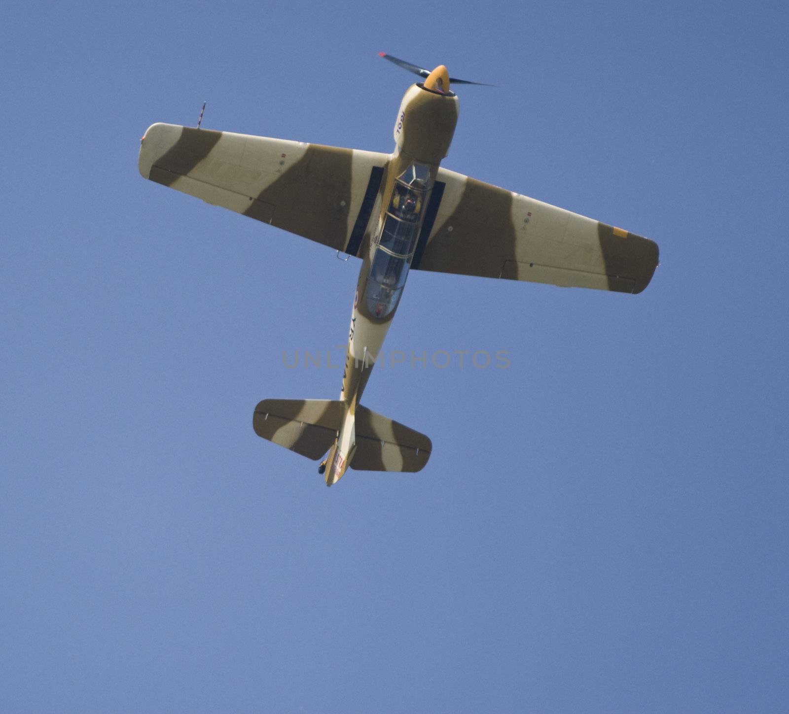 Acrobatic airplanes perform during the airshow on July 17, 2010 on Henri Coanda airport, Bucharest, Romania.