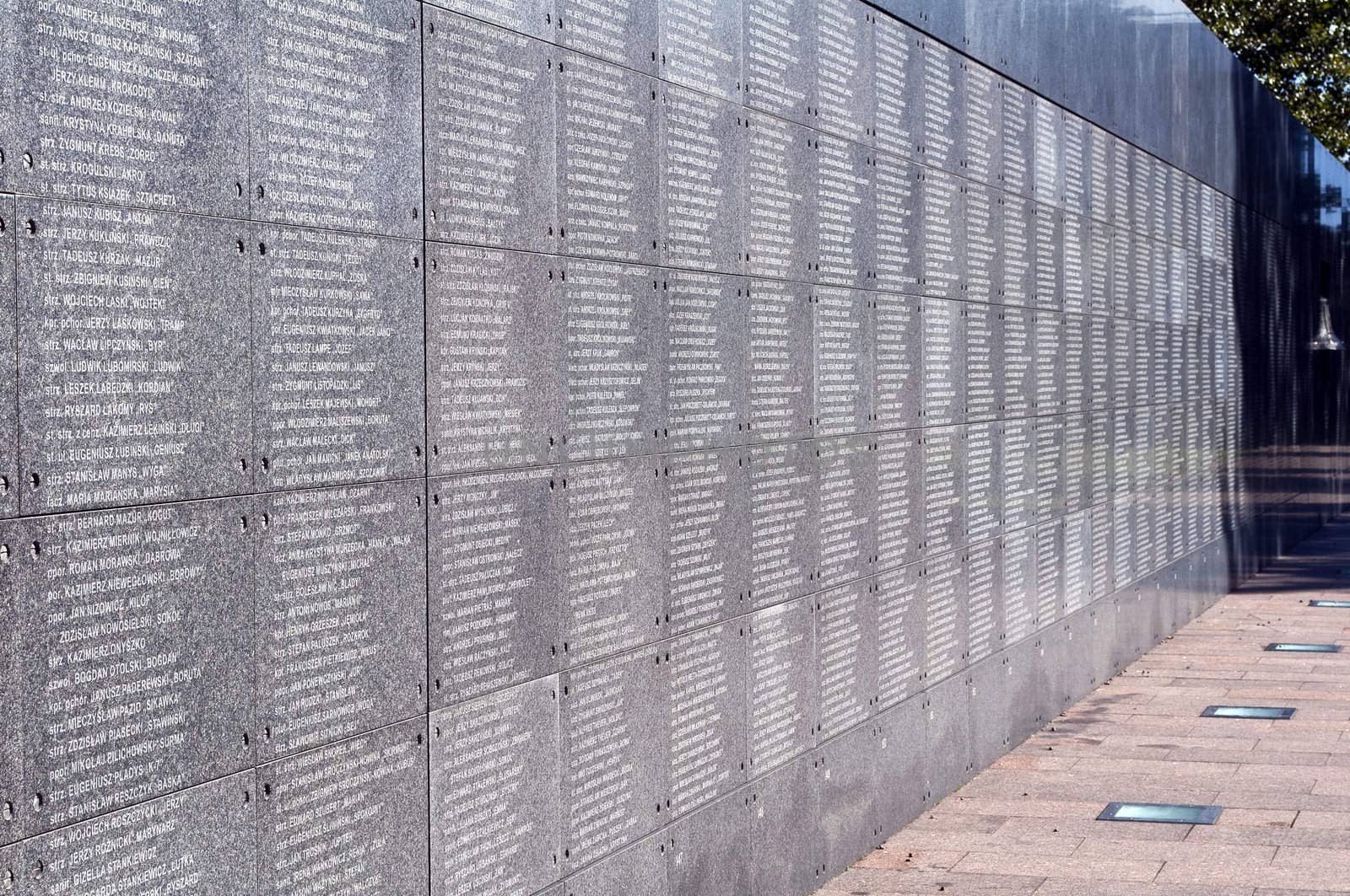 Second World War casualties during Warsaw Uprising, Poland.