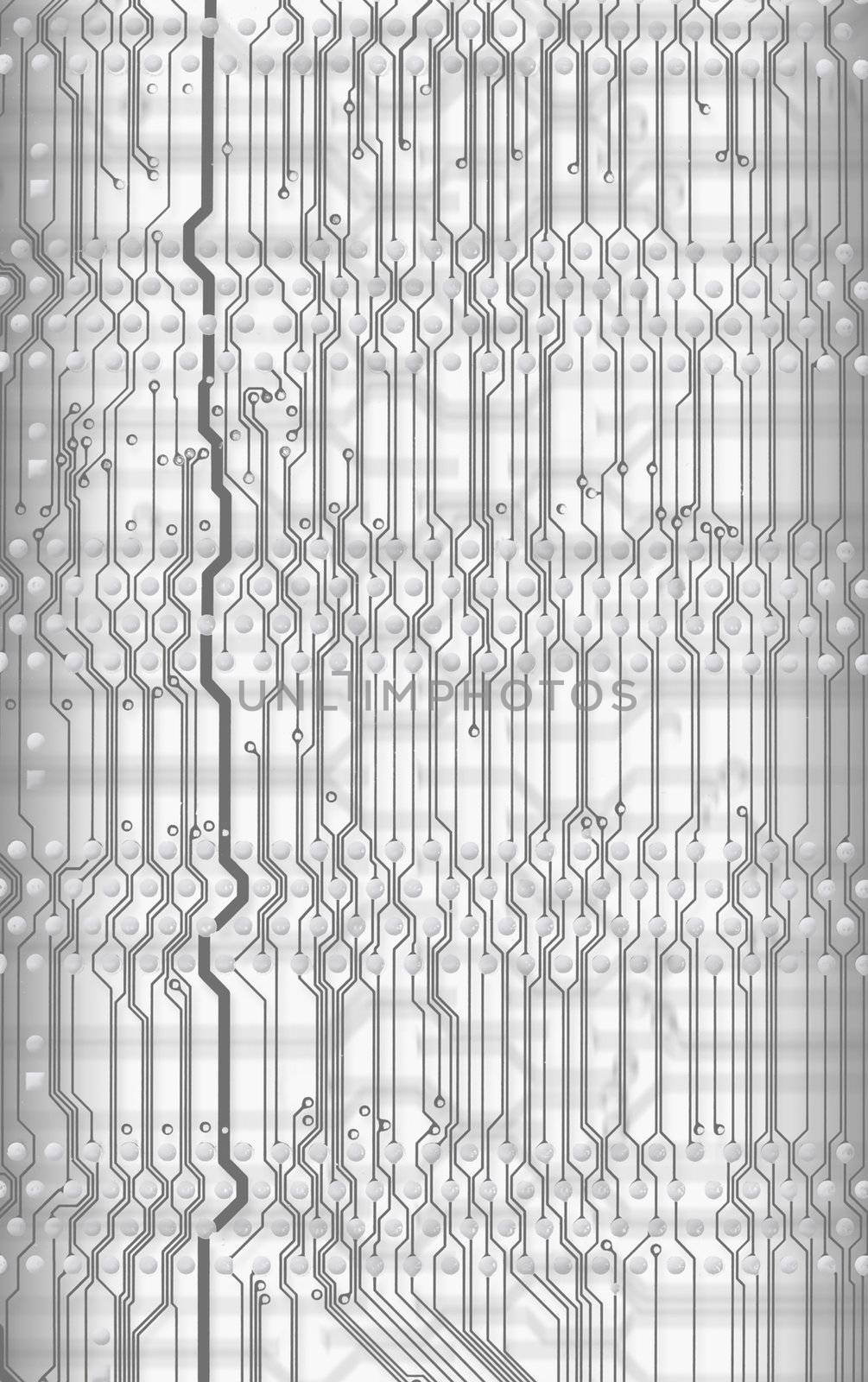 Abstract light circuit board background in hi-tech style