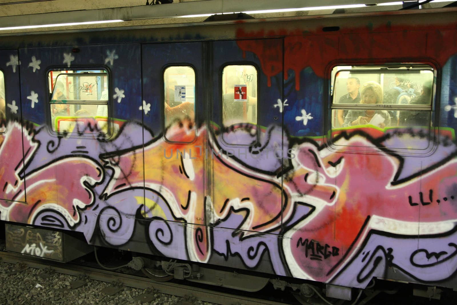 Rome metro by MihaiDancaescu