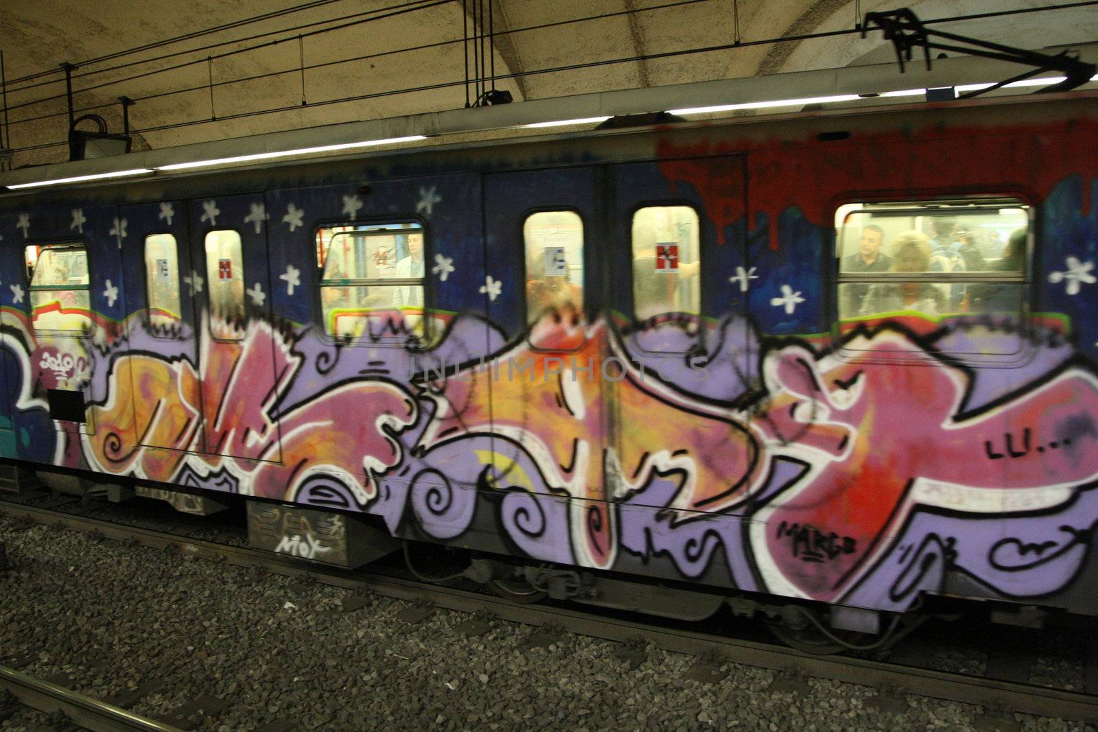 Rome metro by MihaiDancaescu