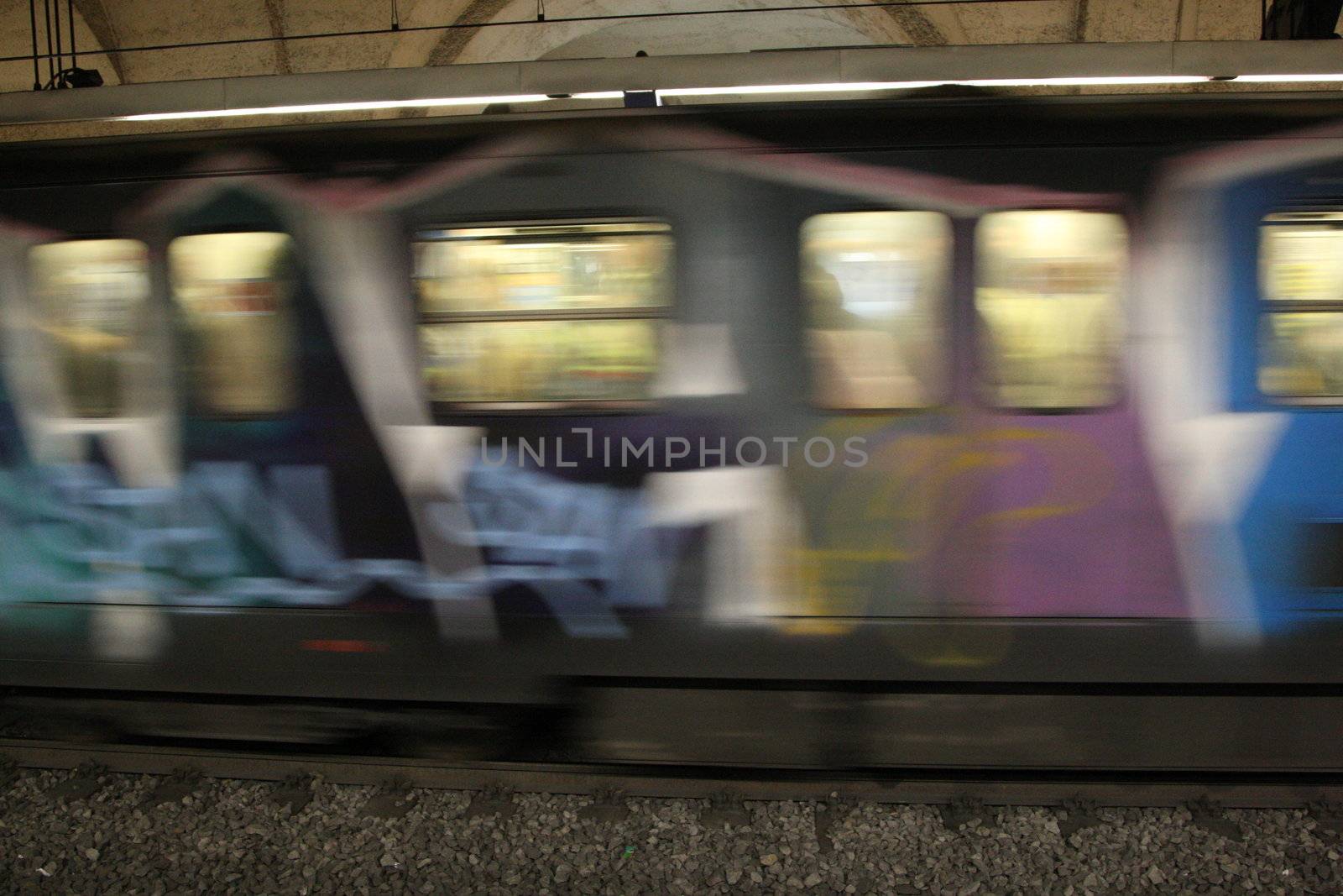 Rome metro by MihaiDancaescu