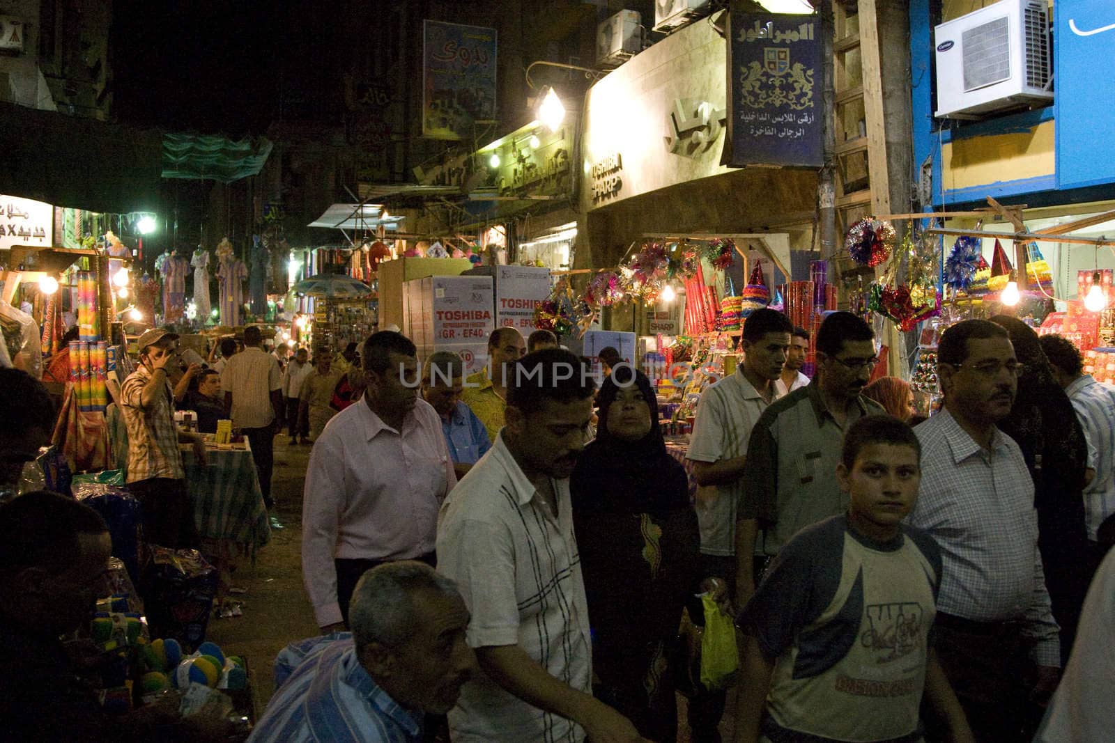 Egypt - We take a closer look at Cairo's Khan El-Khalili Bazaar life on MAY 31, 2008, as this shopping area dates back to 1382.