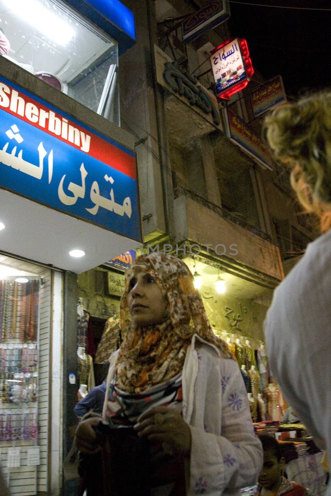 Khan El-Khalili Bazaar in Cairo by MihaiDancaescu