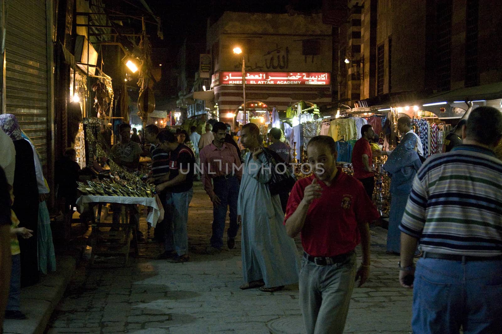 Khan El-Khalili Bazaar in Cairo by MihaiDancaescu