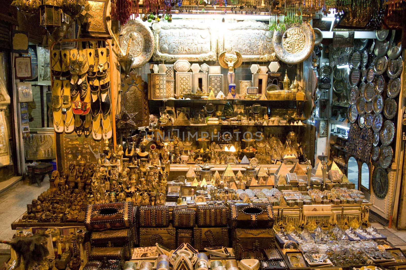 Egypt - We take a closer look at Cairo's Khan El-Khalili Bazaar life on MAY 31, 2008, as this shopping area dates back to 1382.