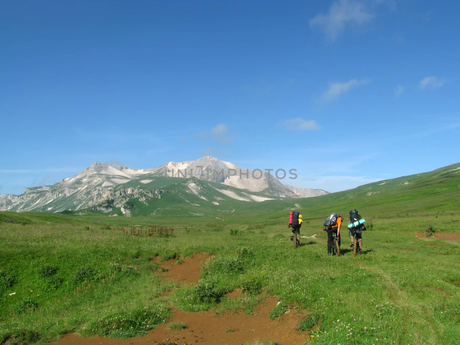 Mountains; rocks; a relief; a landscape; a hill; a panorama; caucasus; top