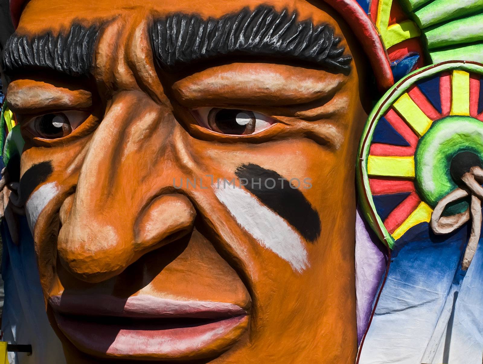 Detail from a float at the International Carnival of Malta 2009  
